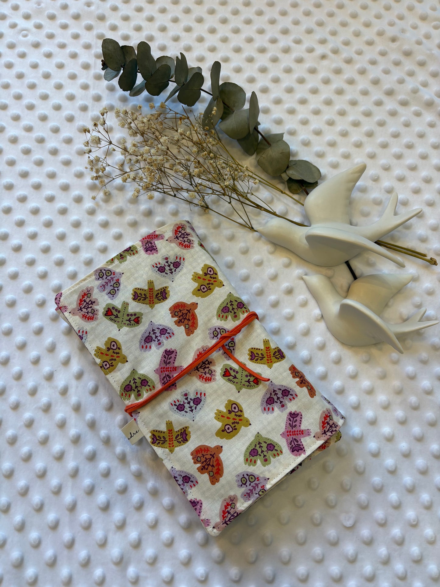 Funda para libros palomas