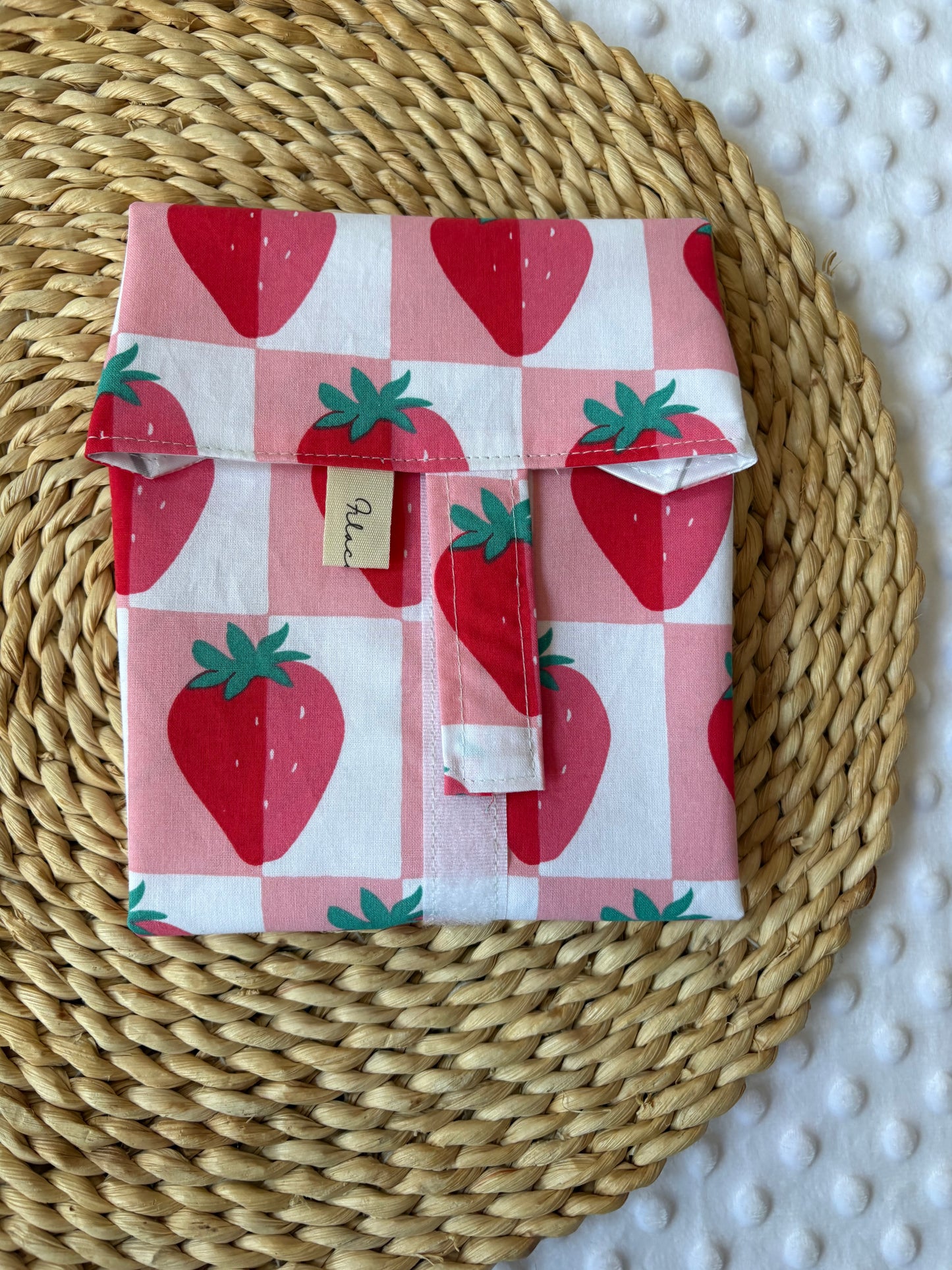 Funda bocadillo fresas