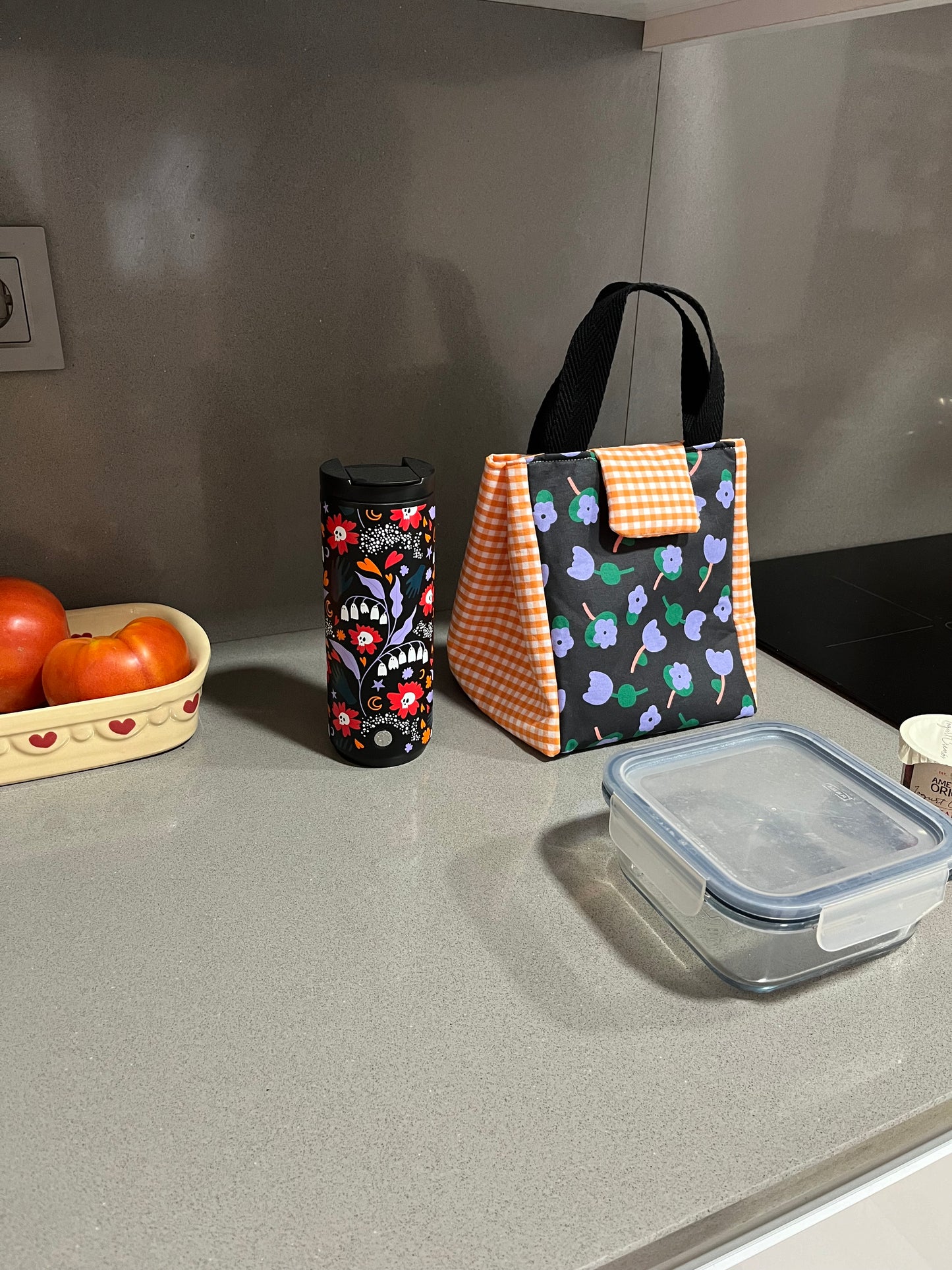 Lunch bag lila