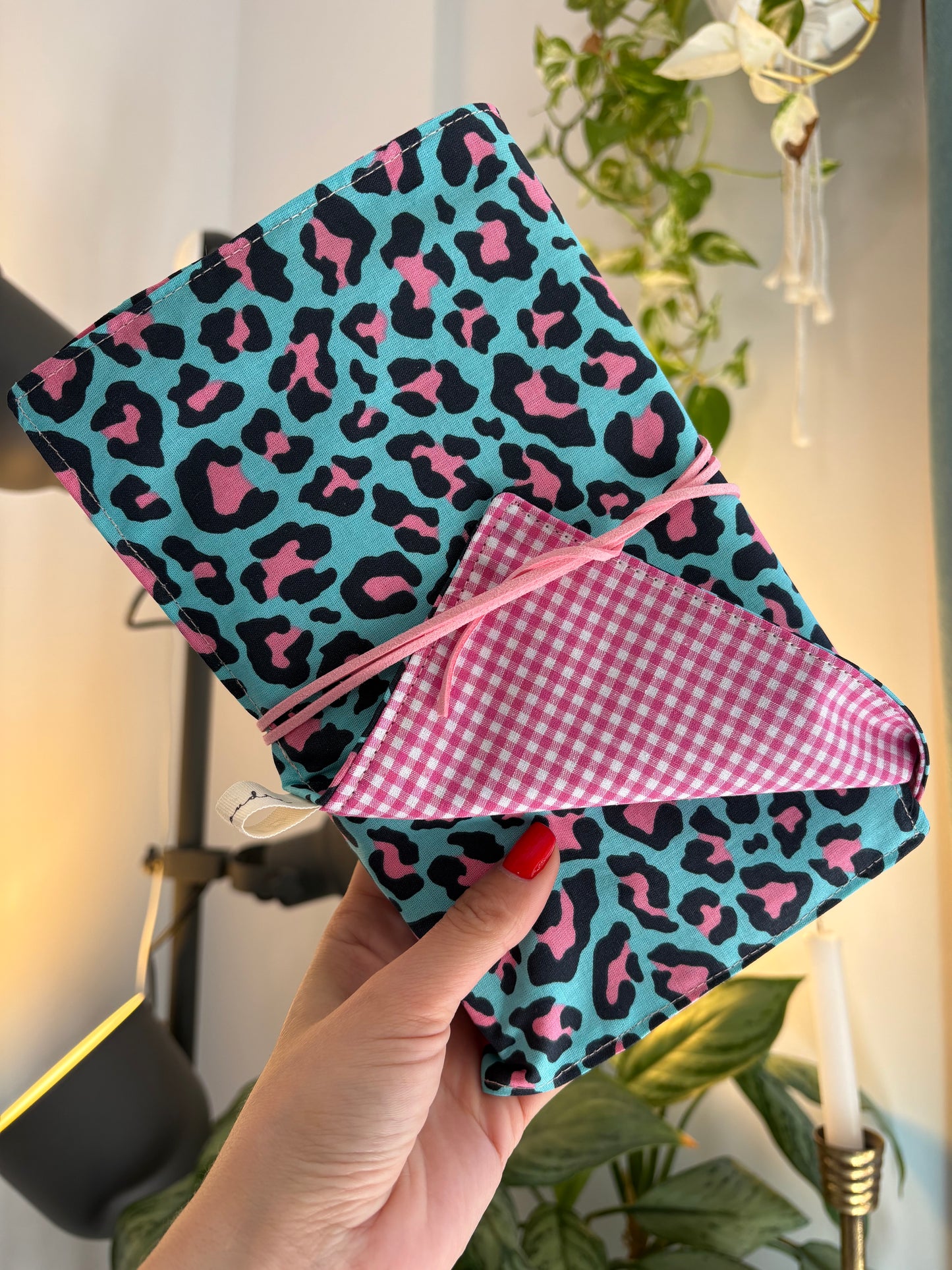 Funda para libros animal print