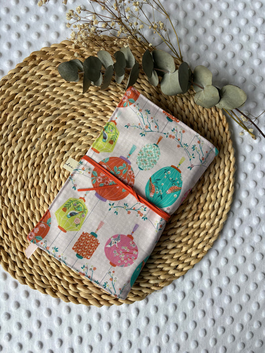 Funda para libros farolillos