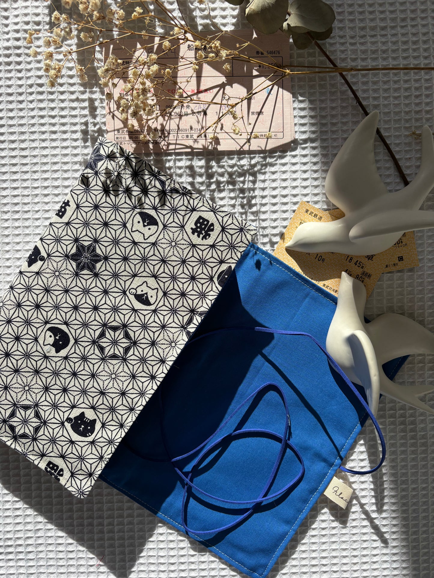 Funda para libros Neko asanoha