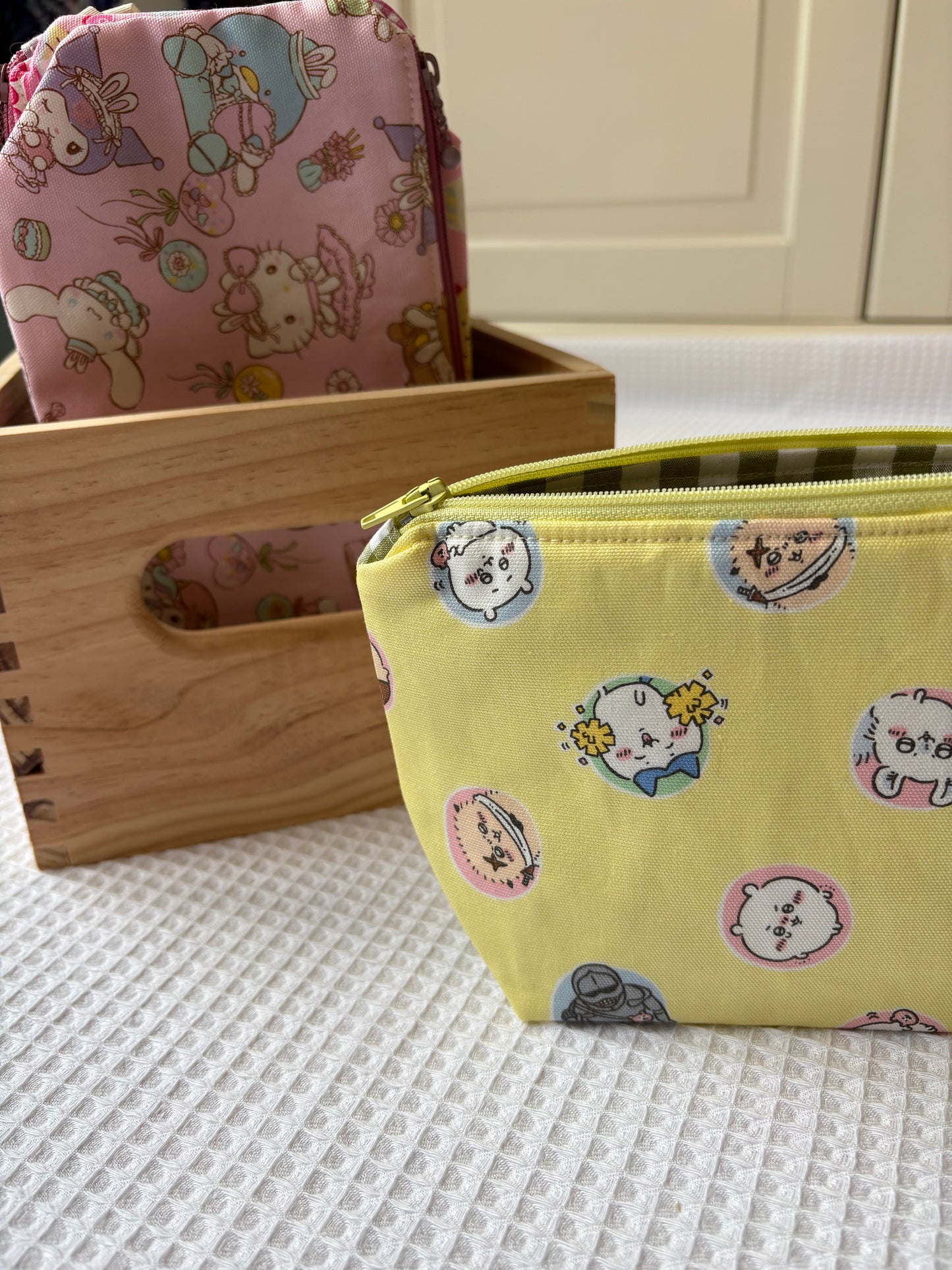 Neceser Nagano Chiikawa y sus 5 algodones