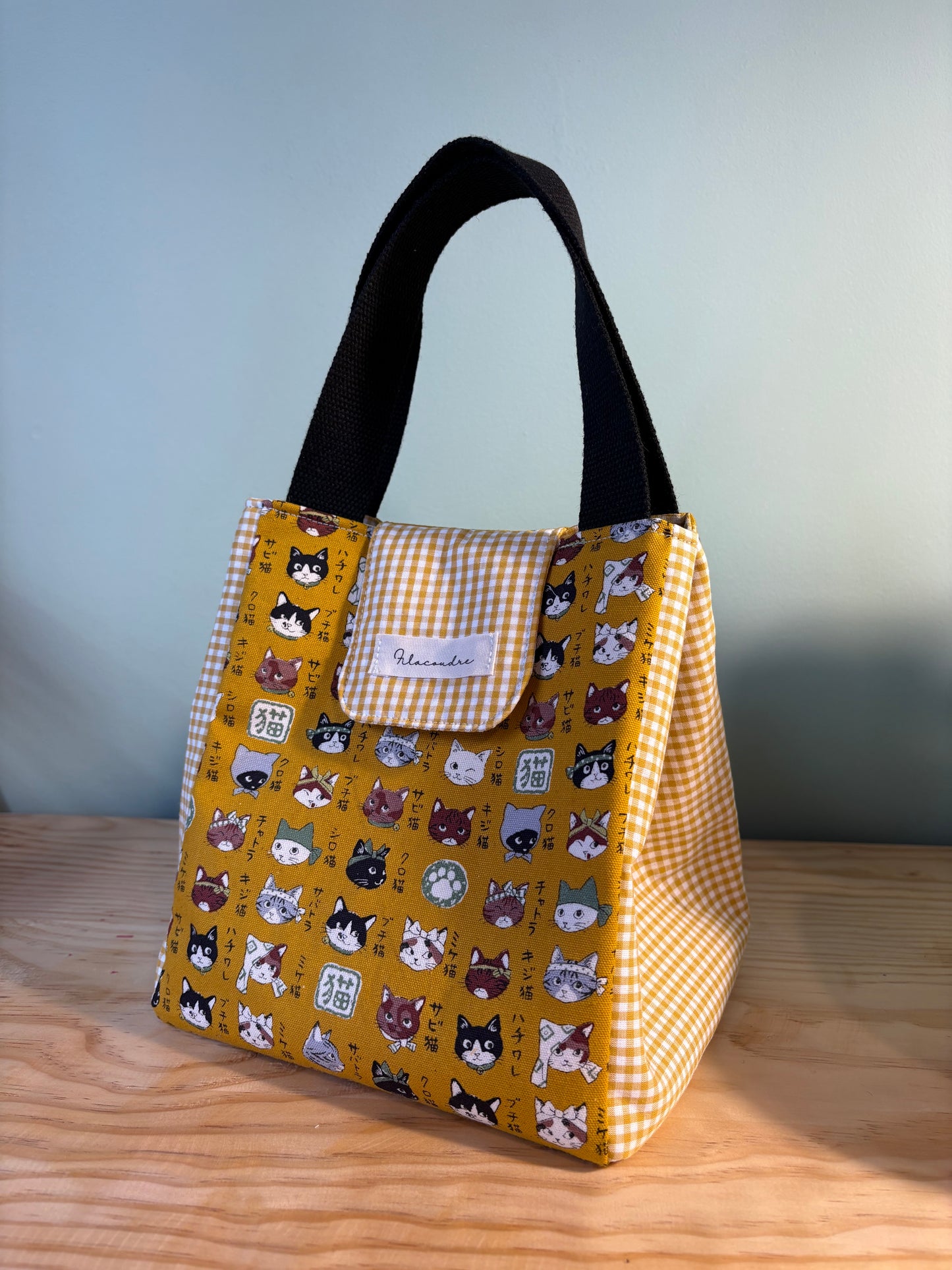 Lunchbag de gatos samurai de Japón