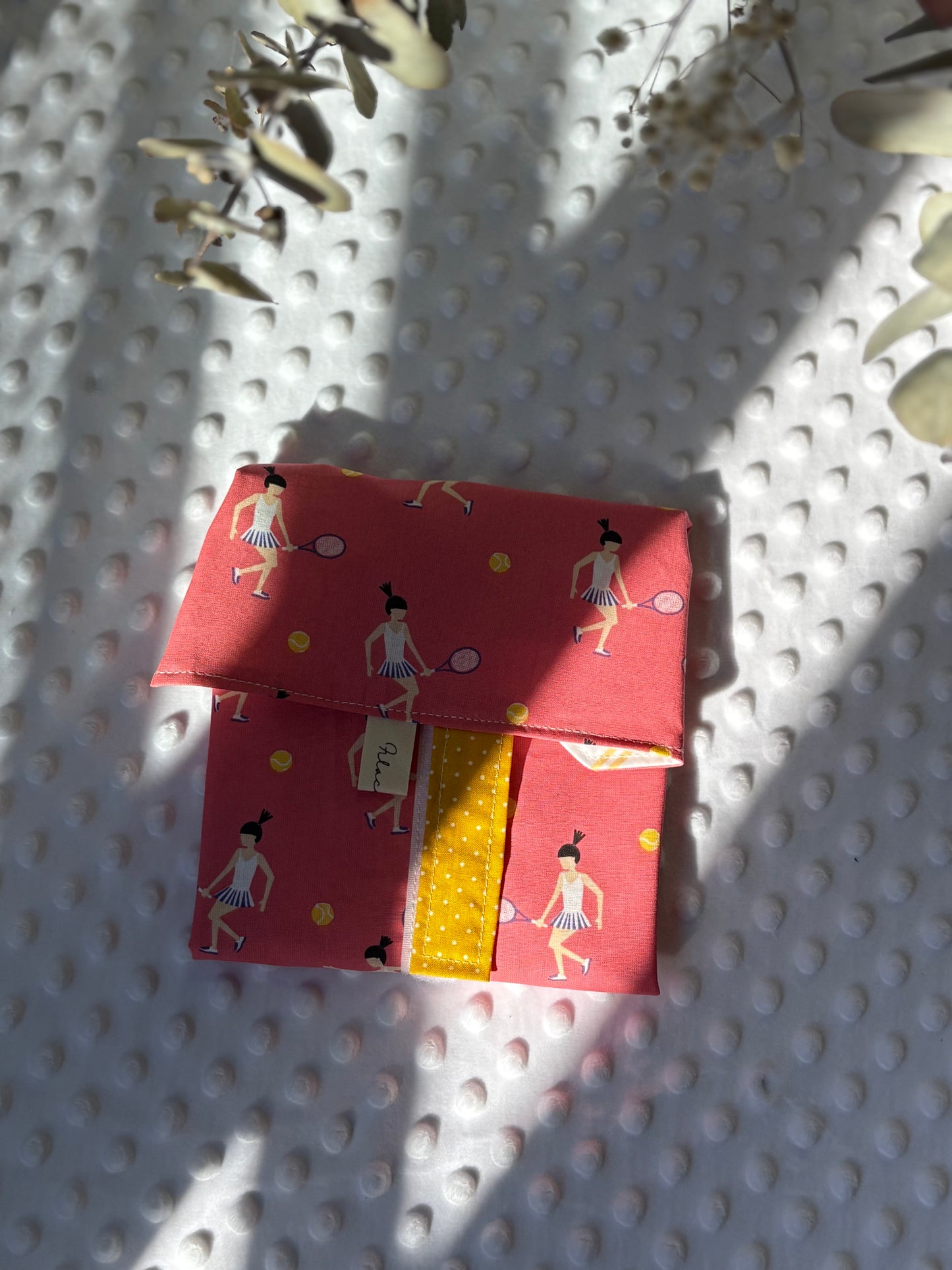 Funda bocadillo niñas tenis