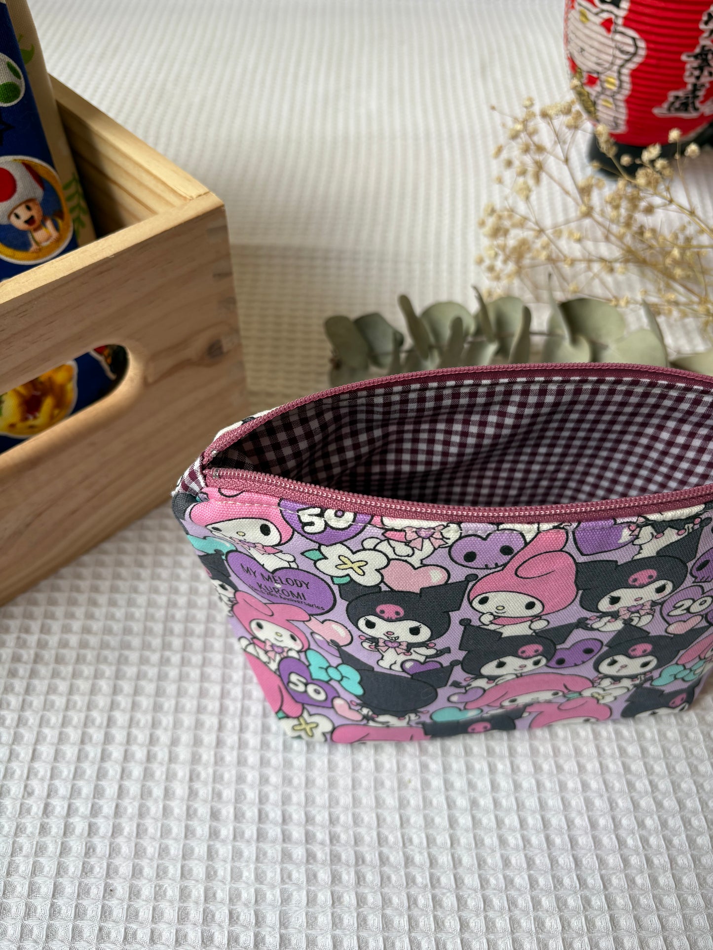 Neceser Kuromi y My Melody anniversaries sus 5 algodones