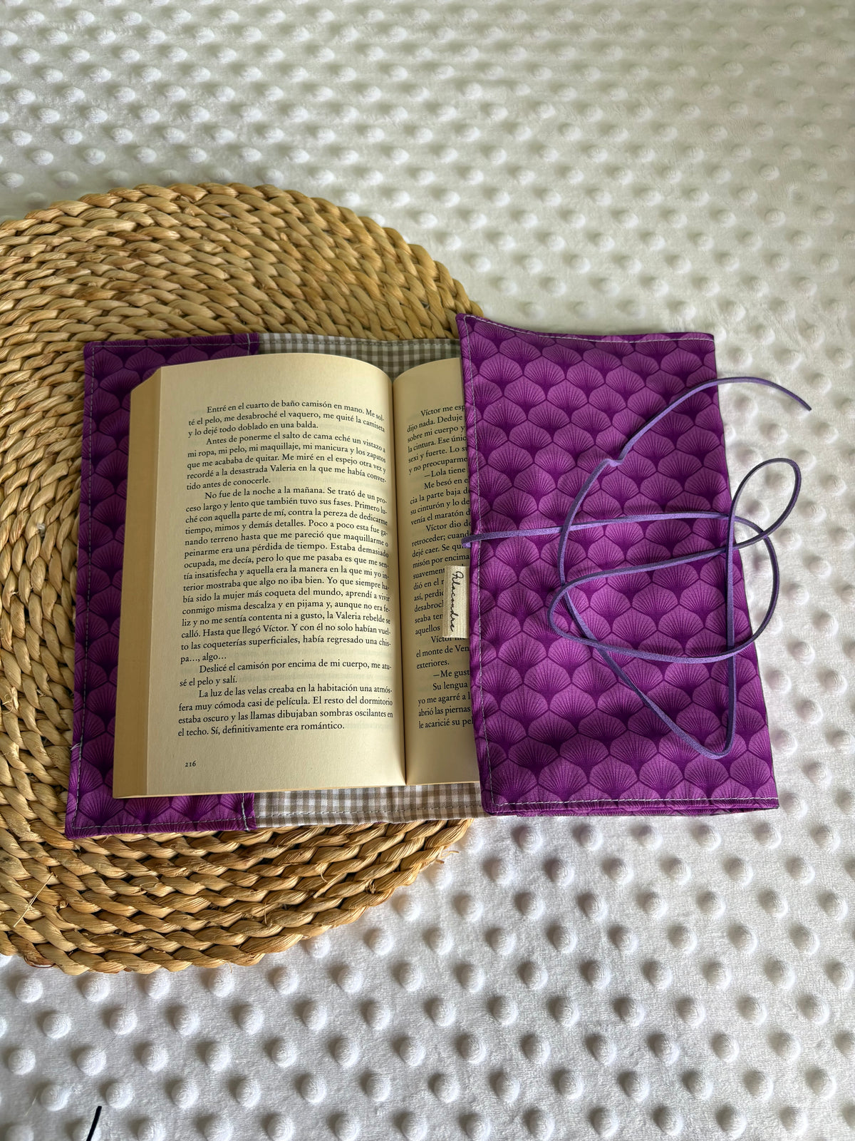Funda para libros abanicos