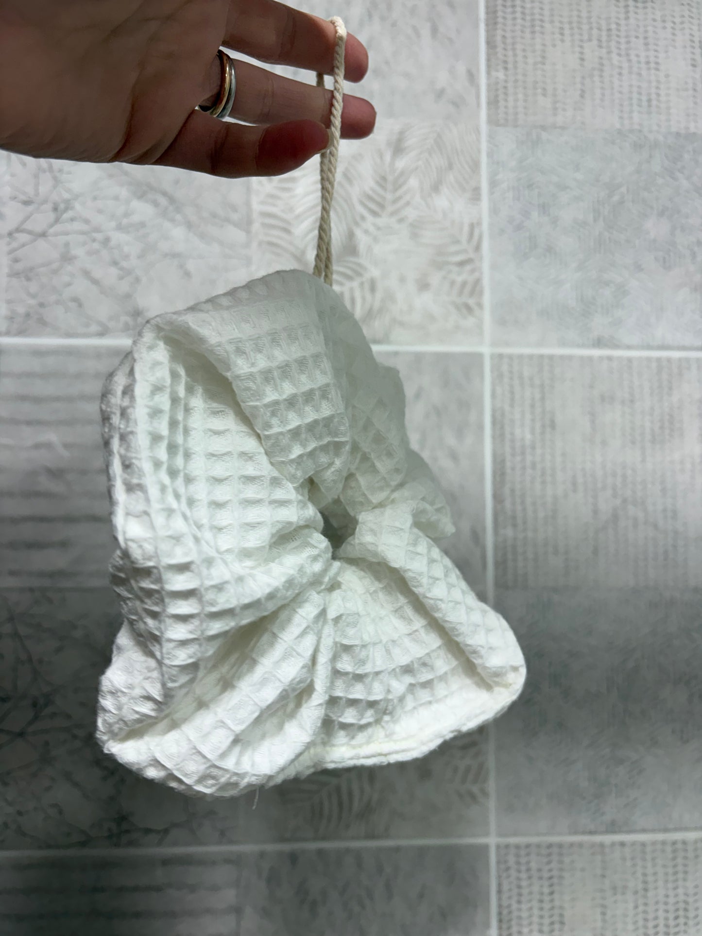 Flor de ducha algodón