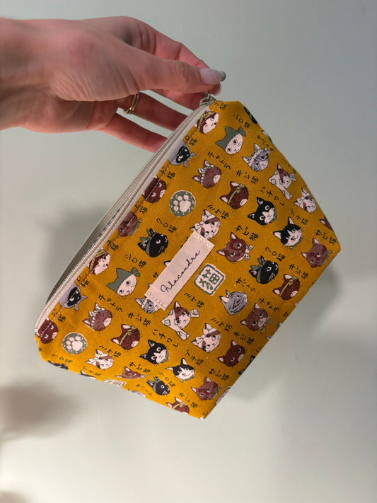 Neceser gatos samurai