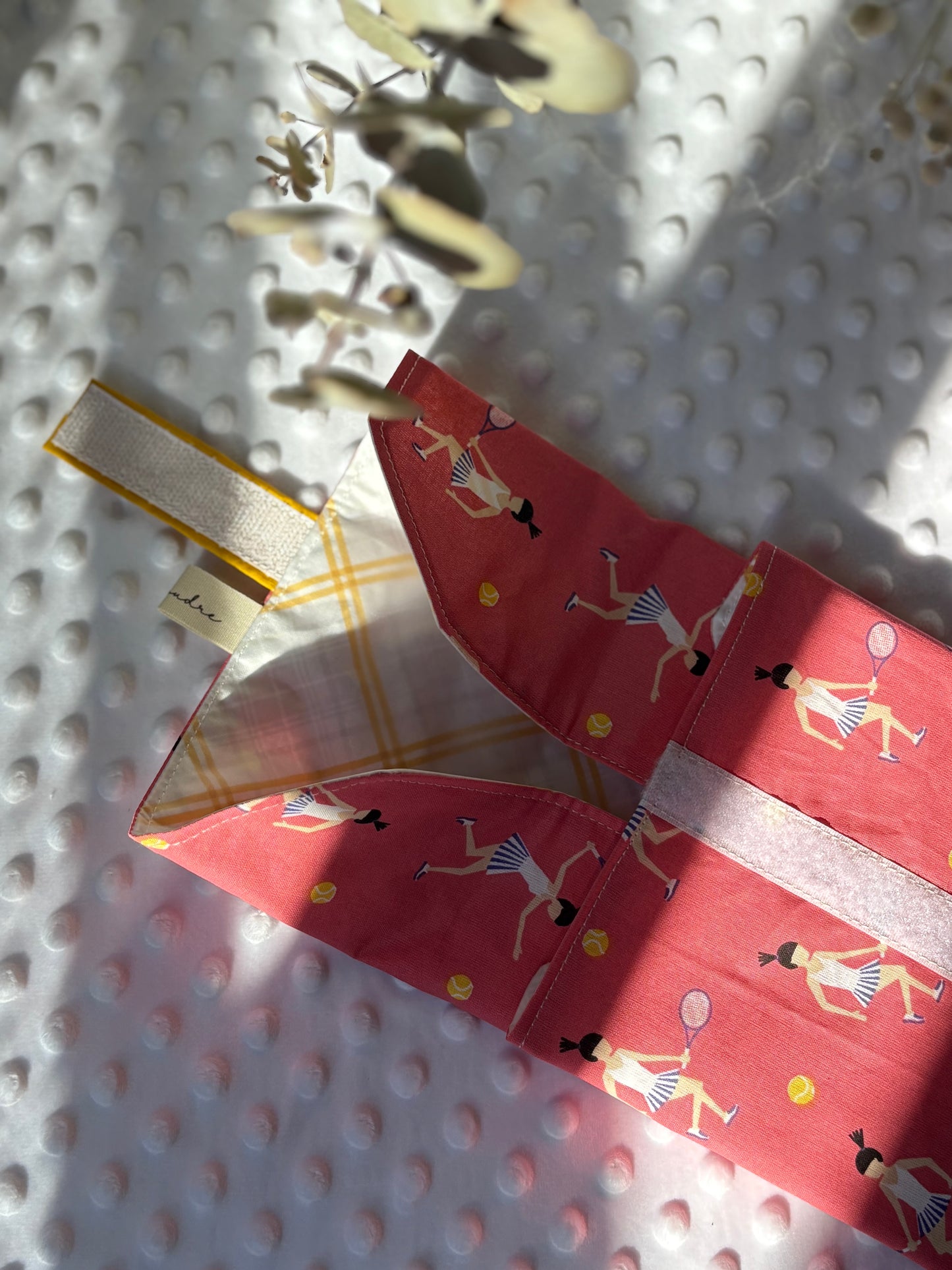 Funda bocadillo niñas tenis