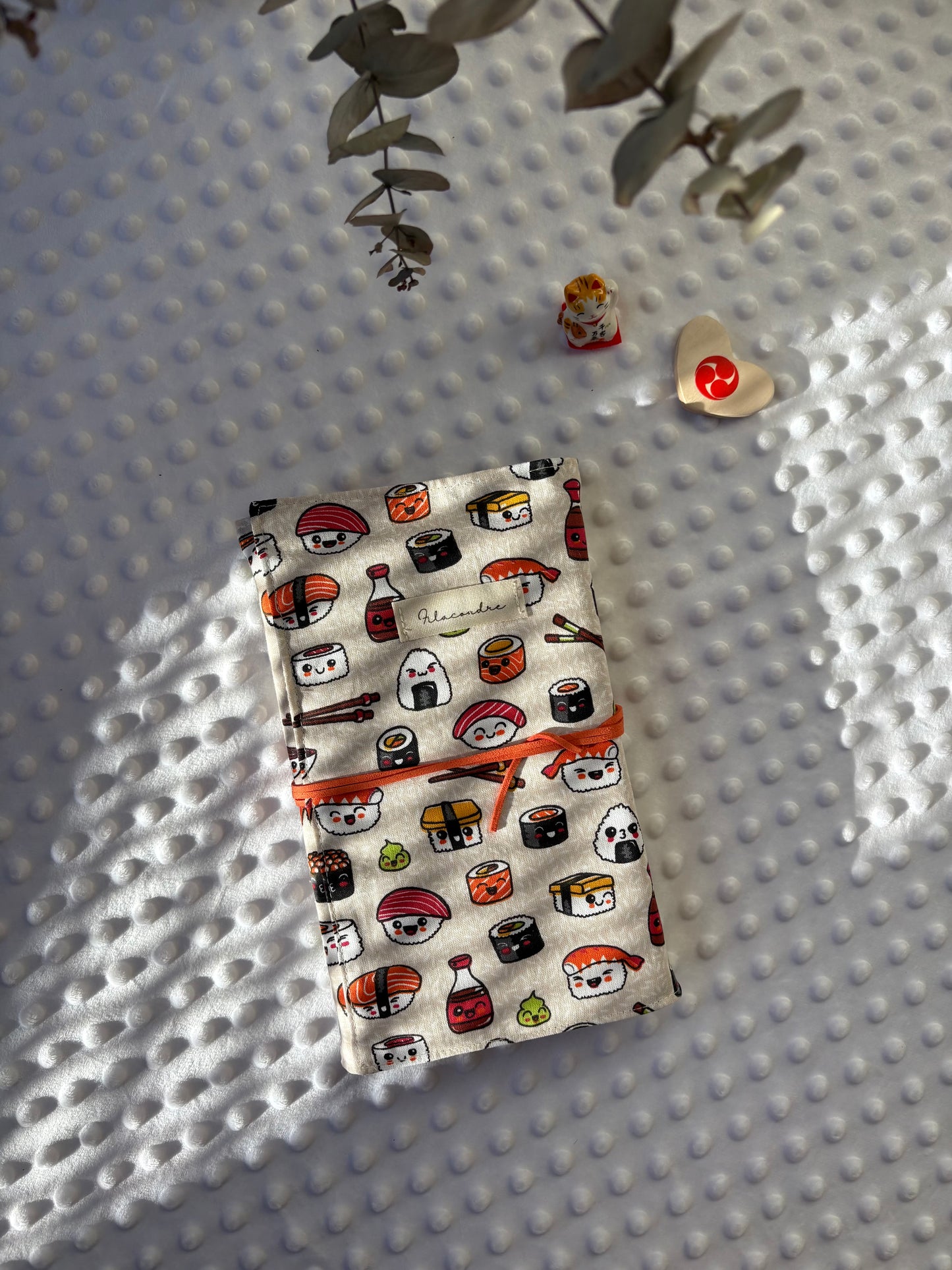Funda para libros sushi