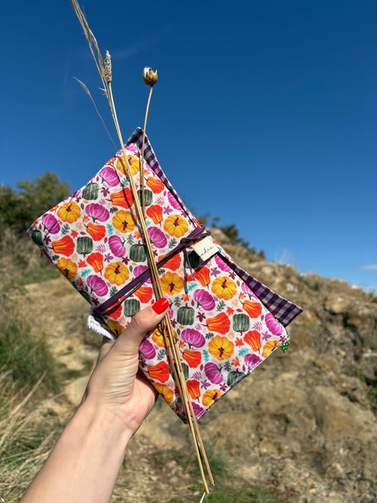 Funda para libros calabazas