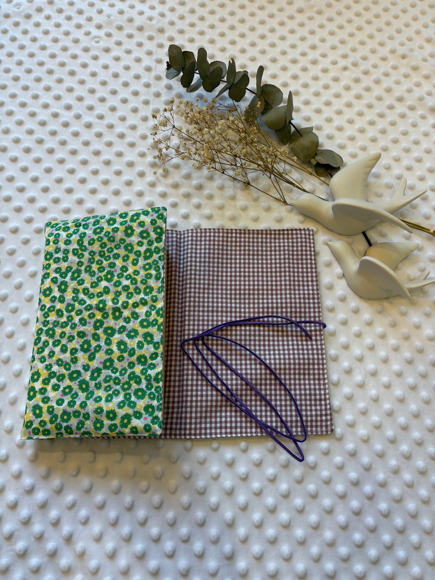 Funda para libros margaritas