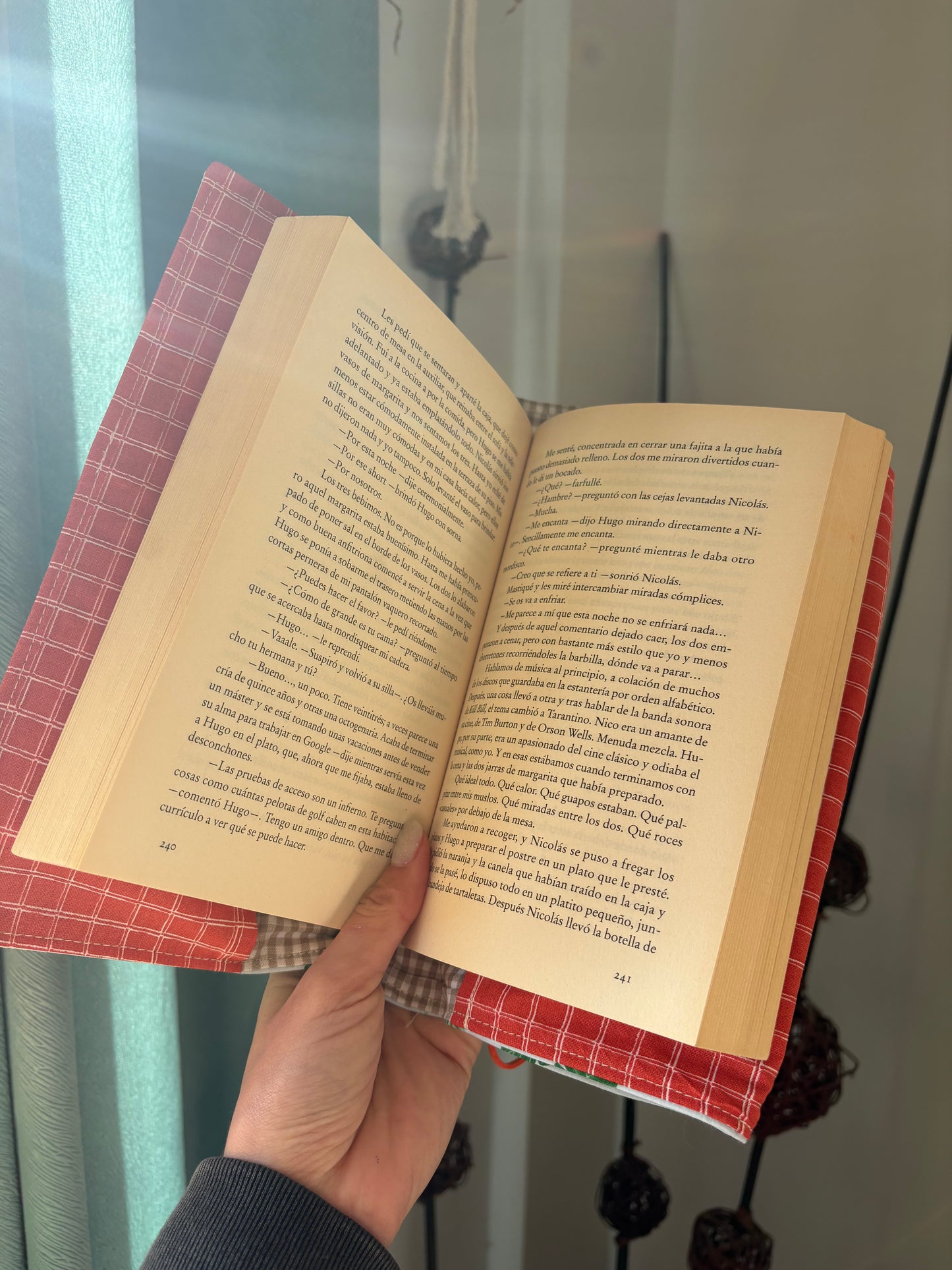 Funda para libros hojas