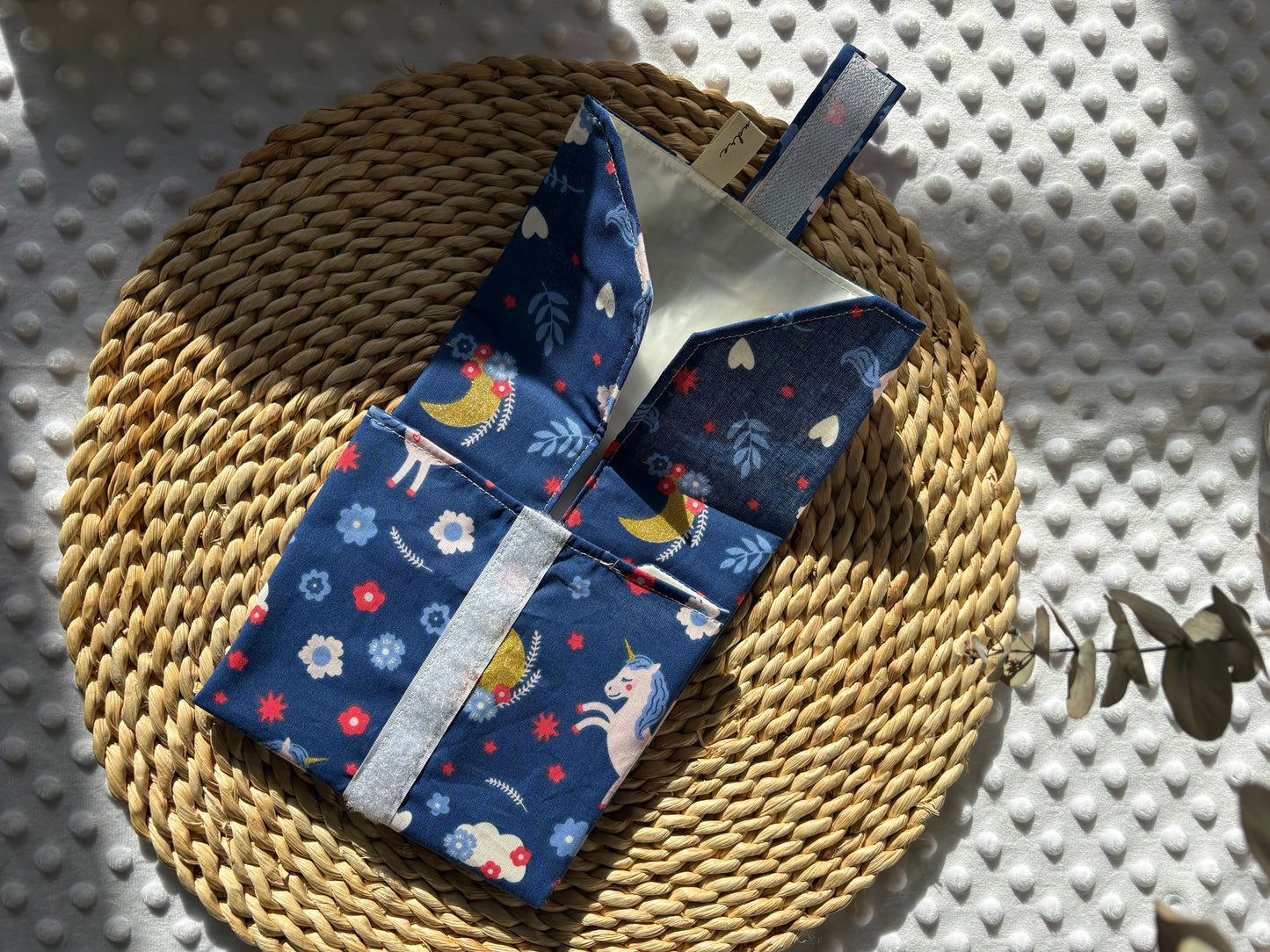 Funda bocadillo unicornios