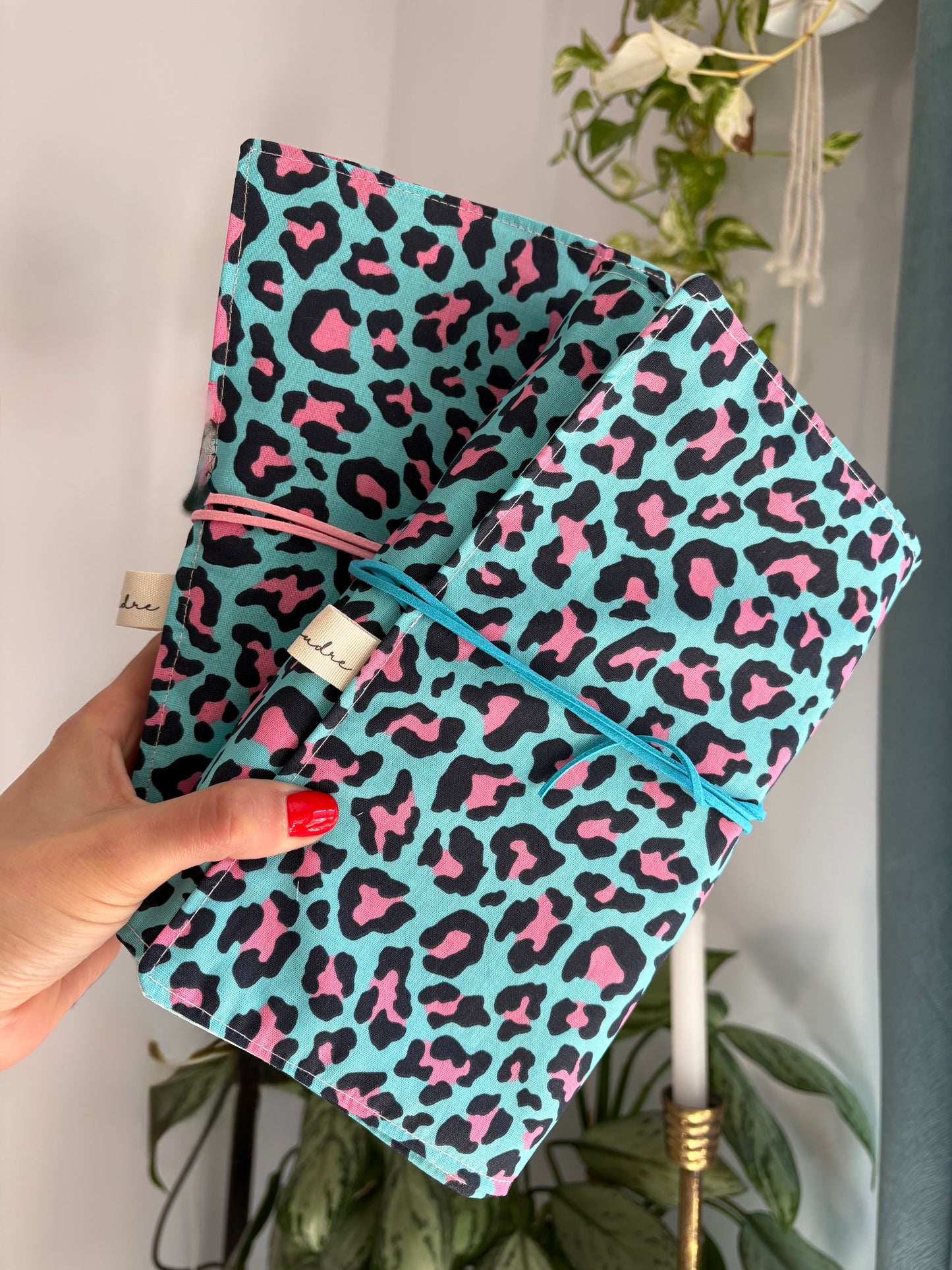 Funda para libros animal print