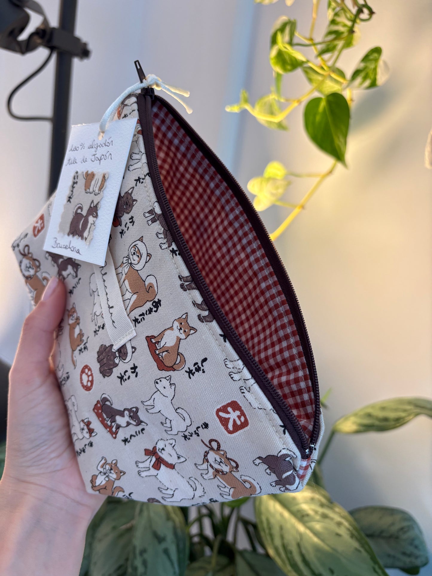 Neceser perritos y 5 algodones reutilizables