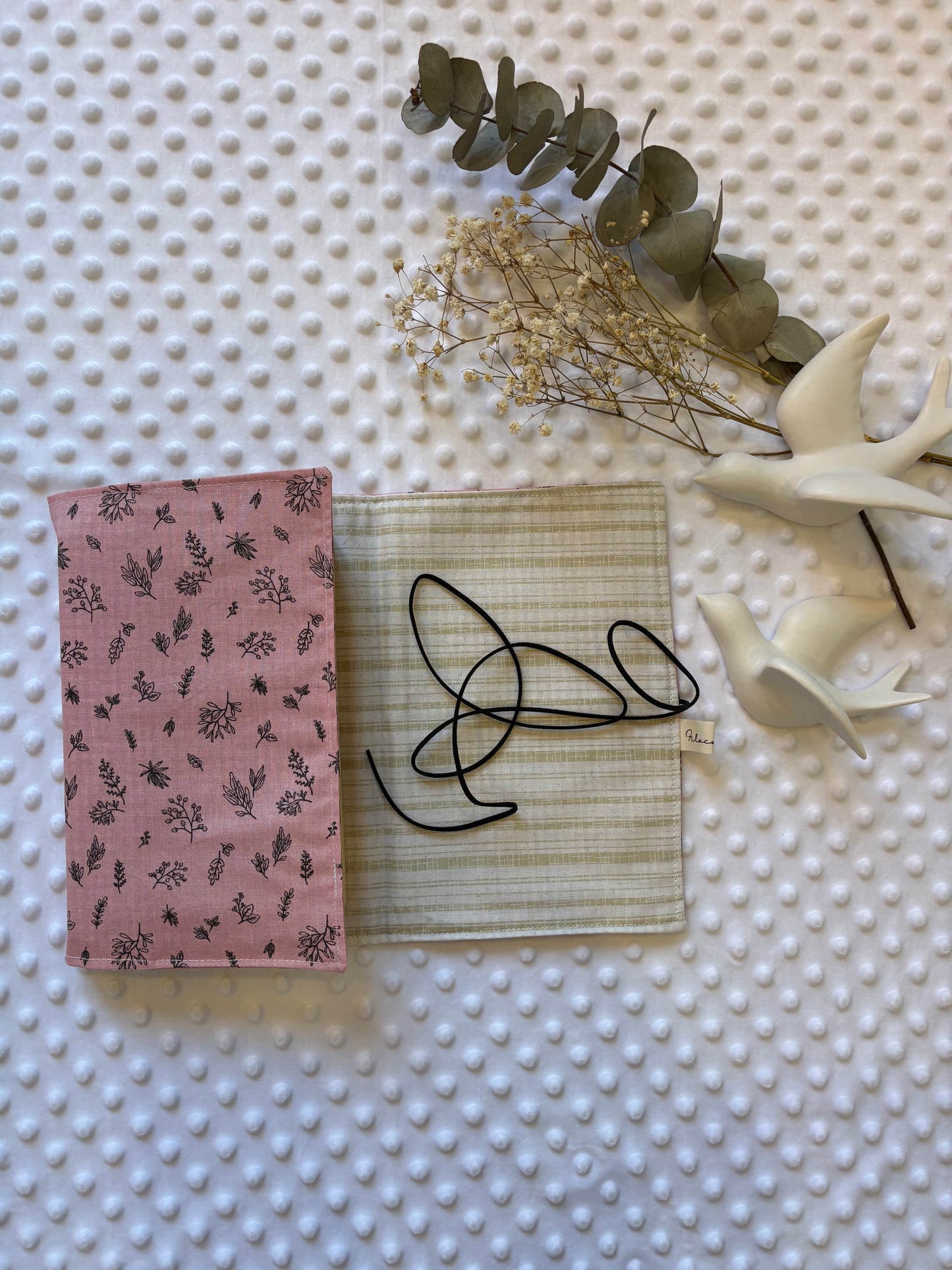 Funda para libros hojas