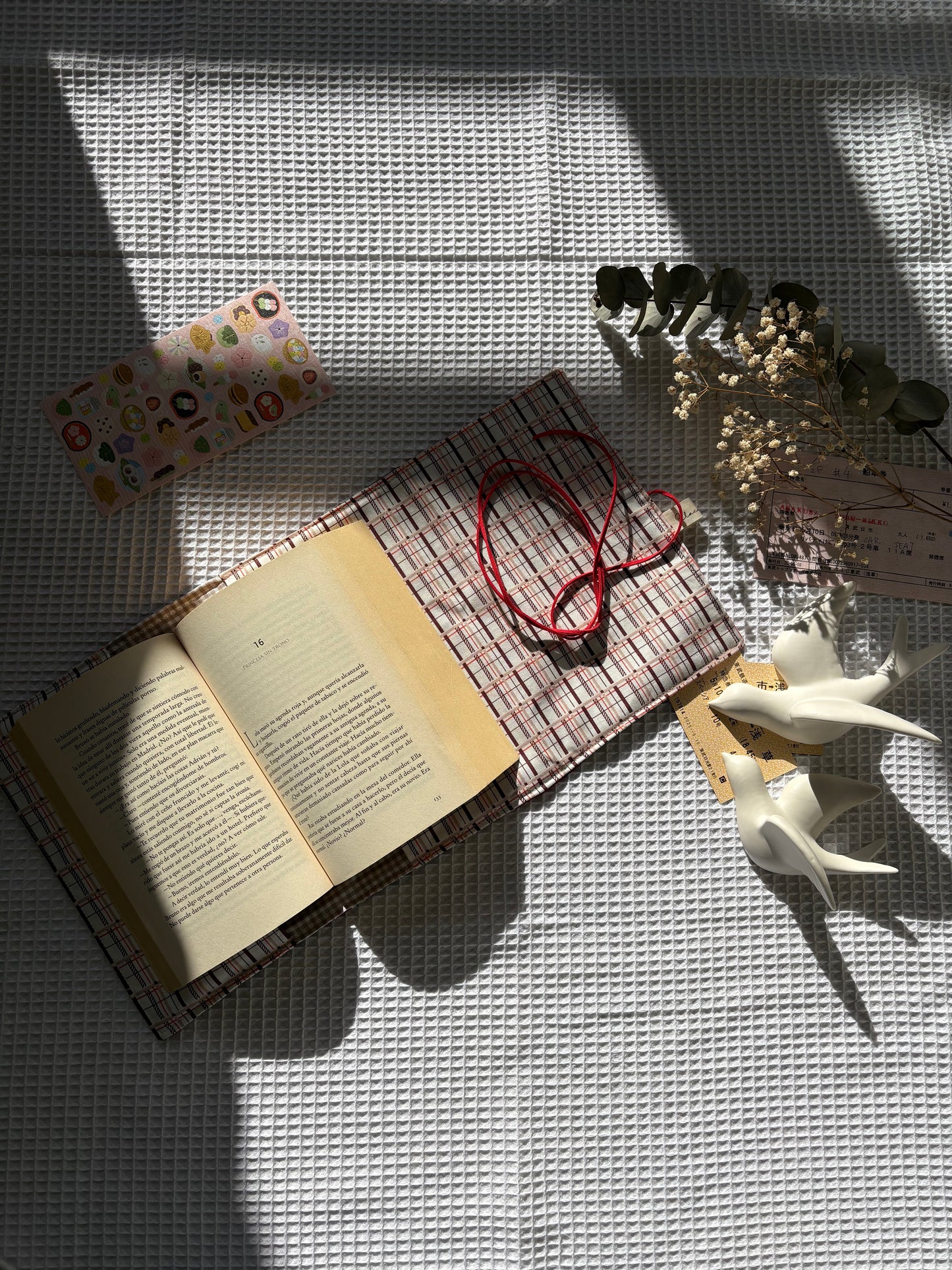 Funda para libros Festival Cat red