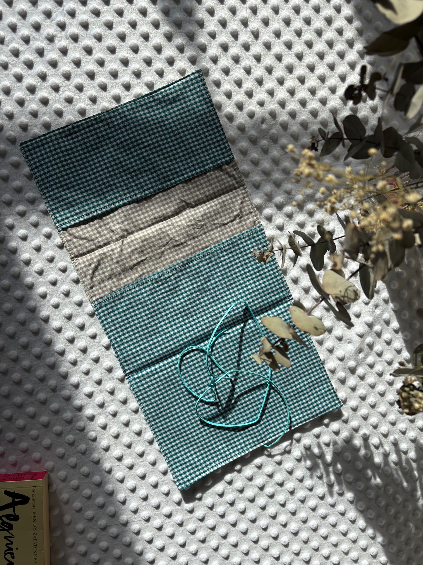 Funda para libros floral