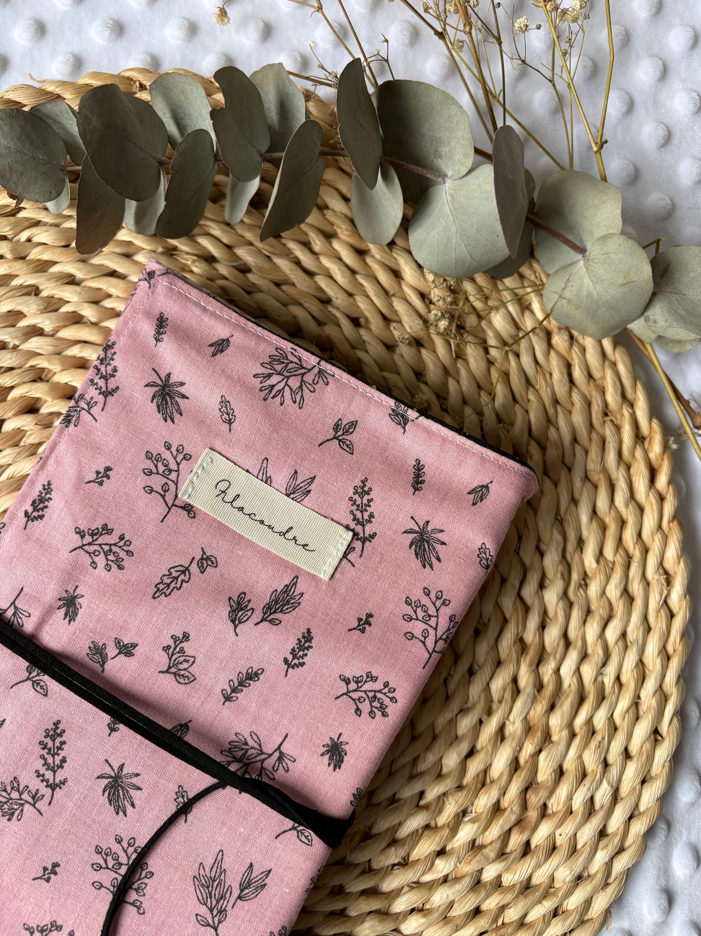 Funda para libros hojas