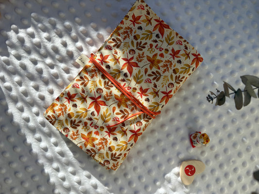 Funda para libros hojas de otoño