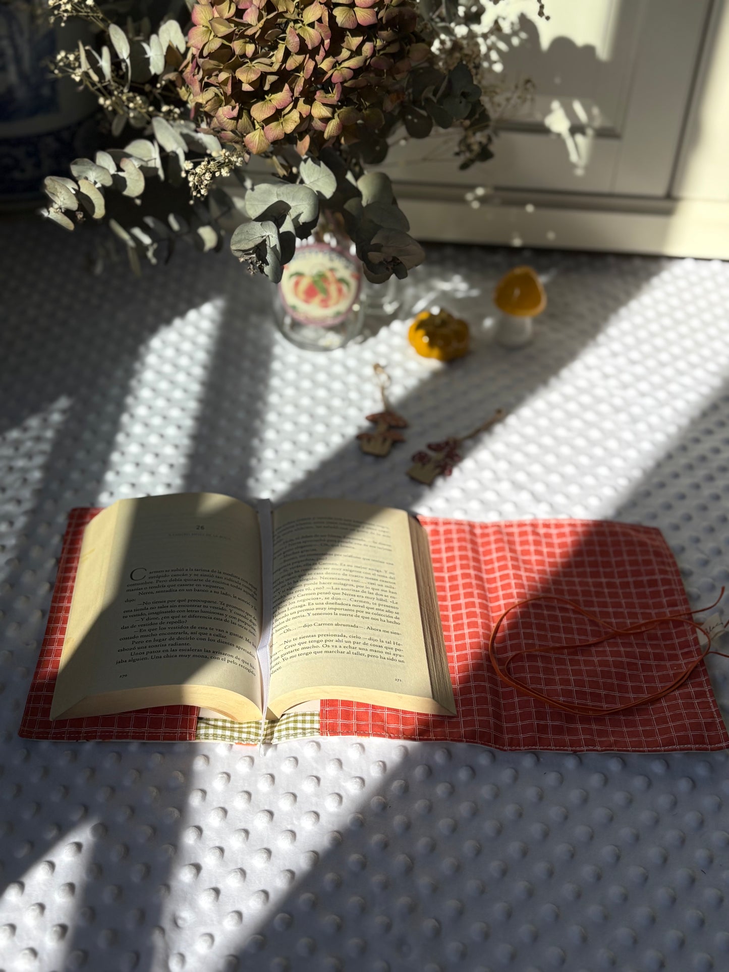 Funda para libros otoño