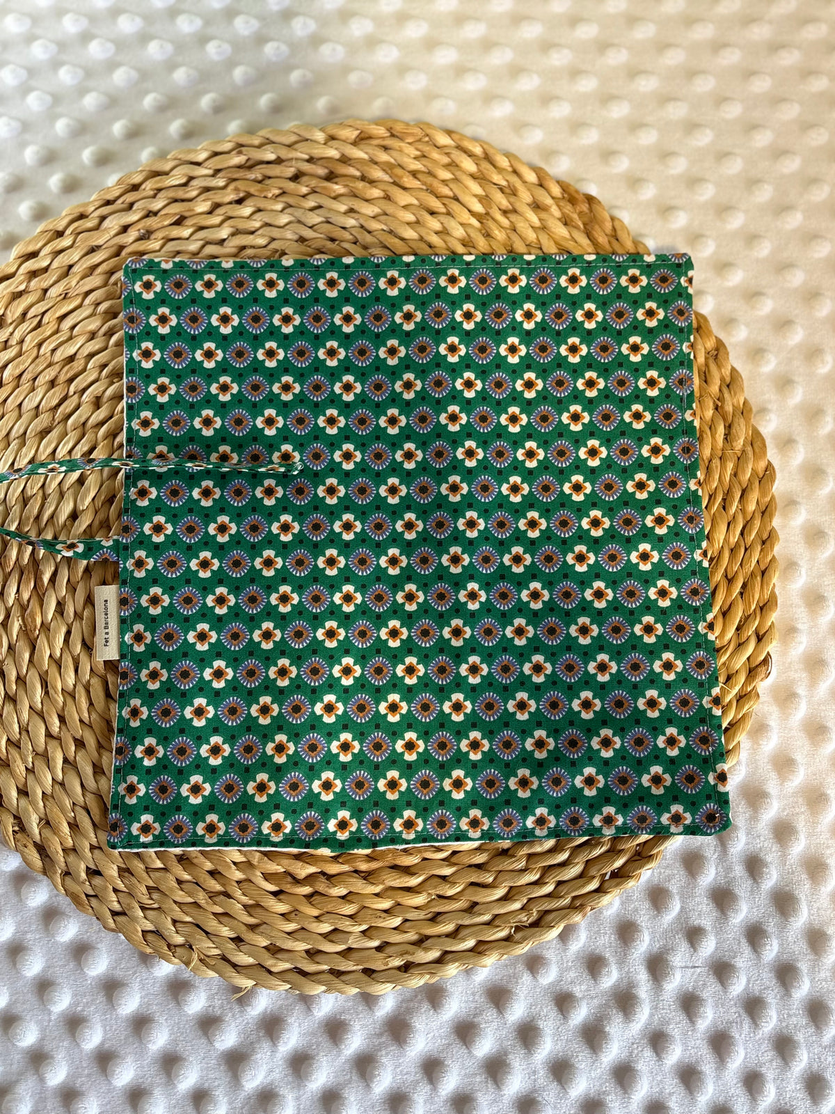 Set de cubiertos domi verde - Hecho a mano en Barcelona