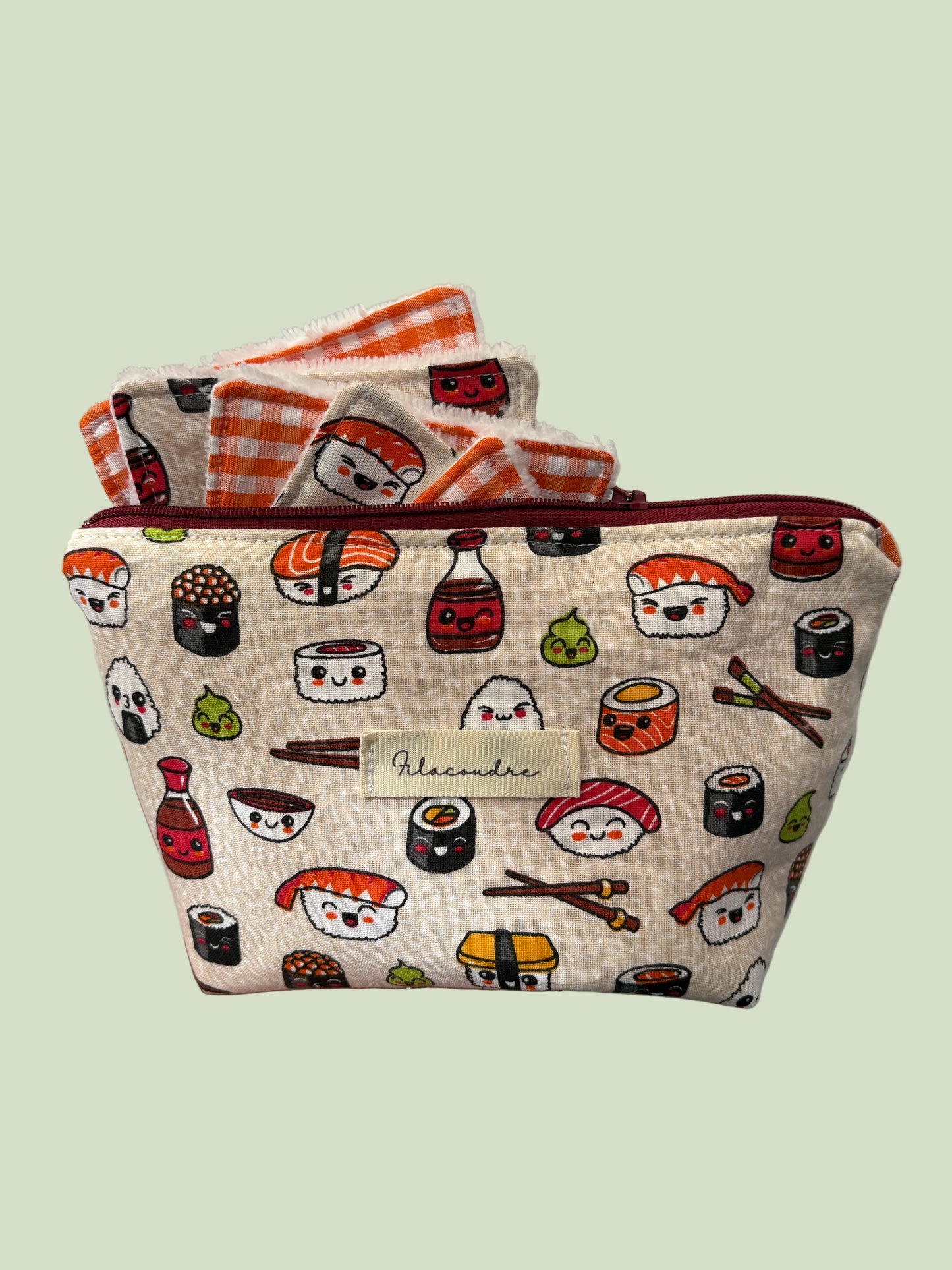 Neceser sushi y sus 5 algodones