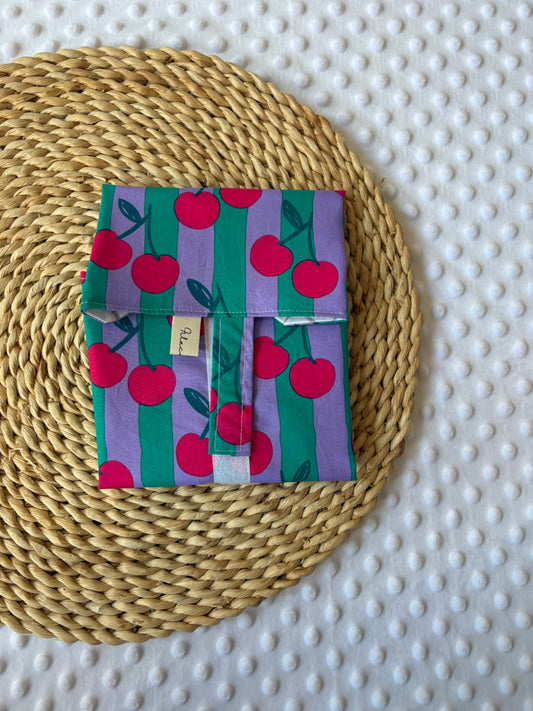 Funda bocadillo cerezas