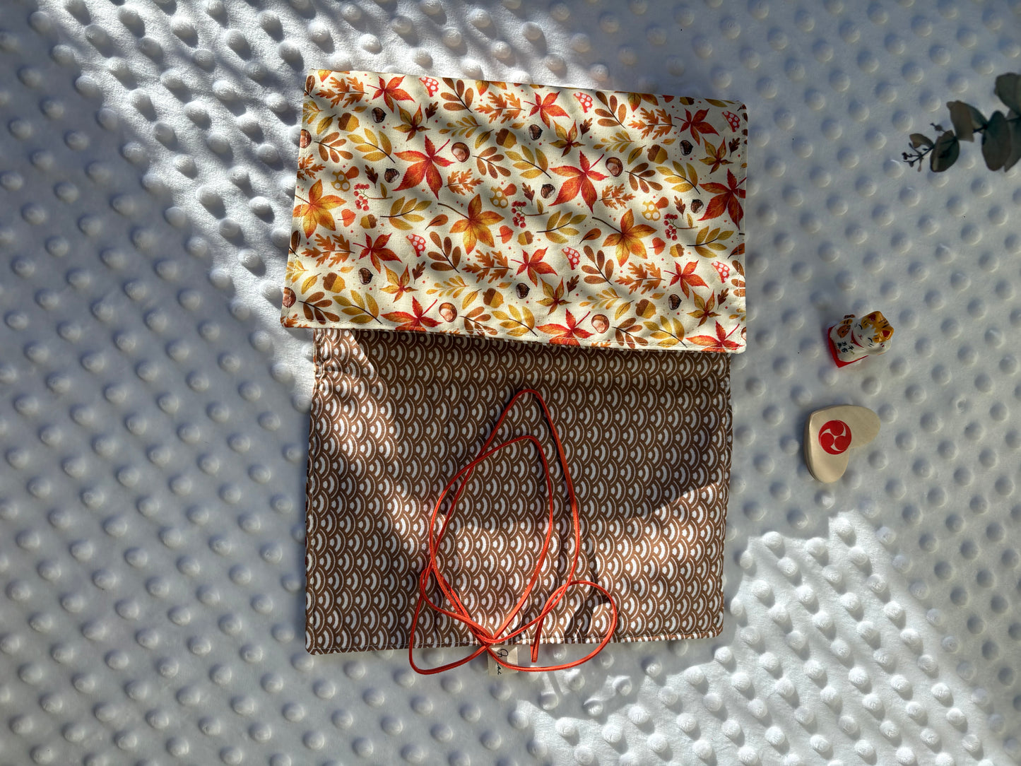 Funda para libros hojas de otoño