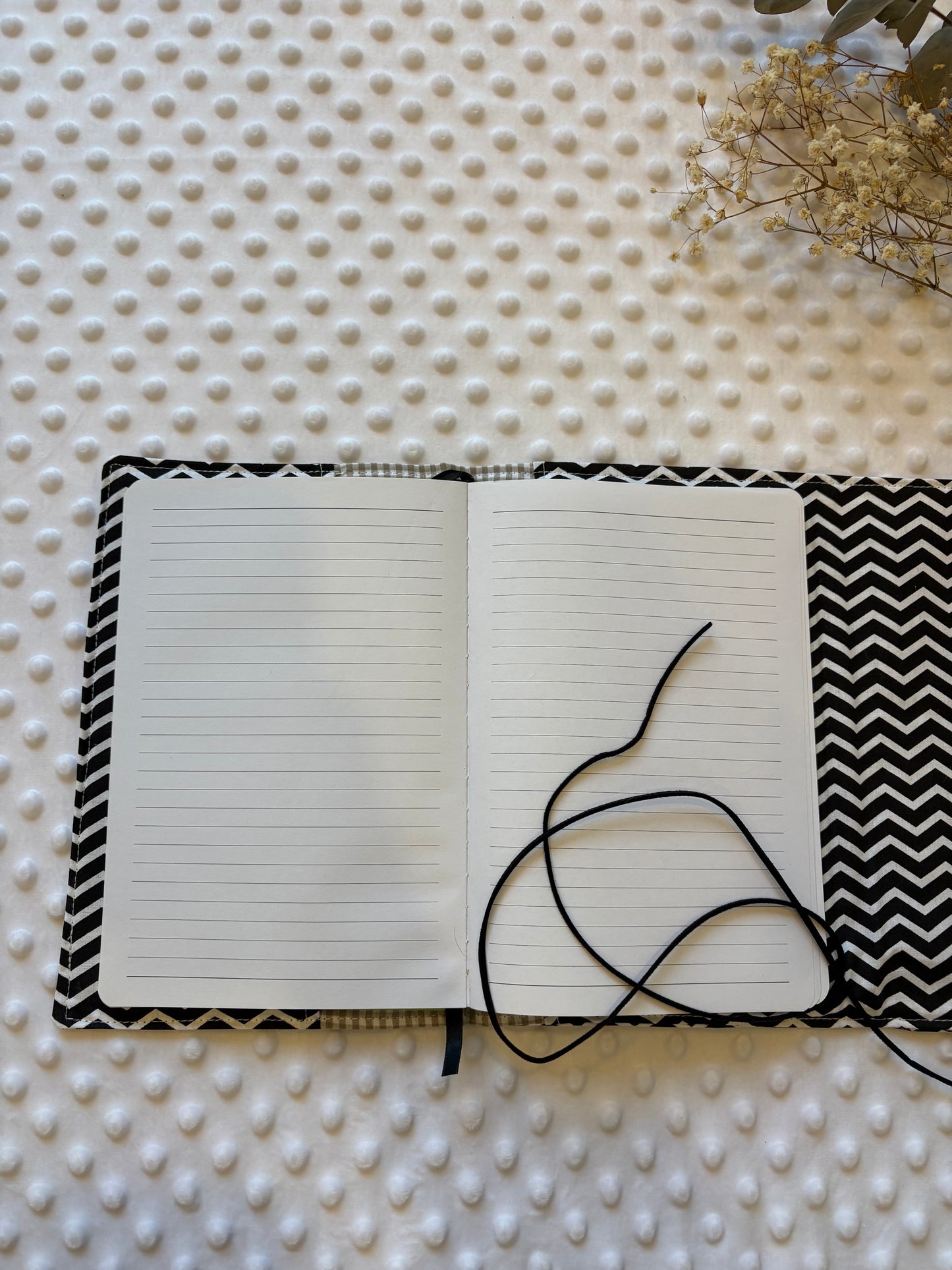 Funda para libros blanco y negro