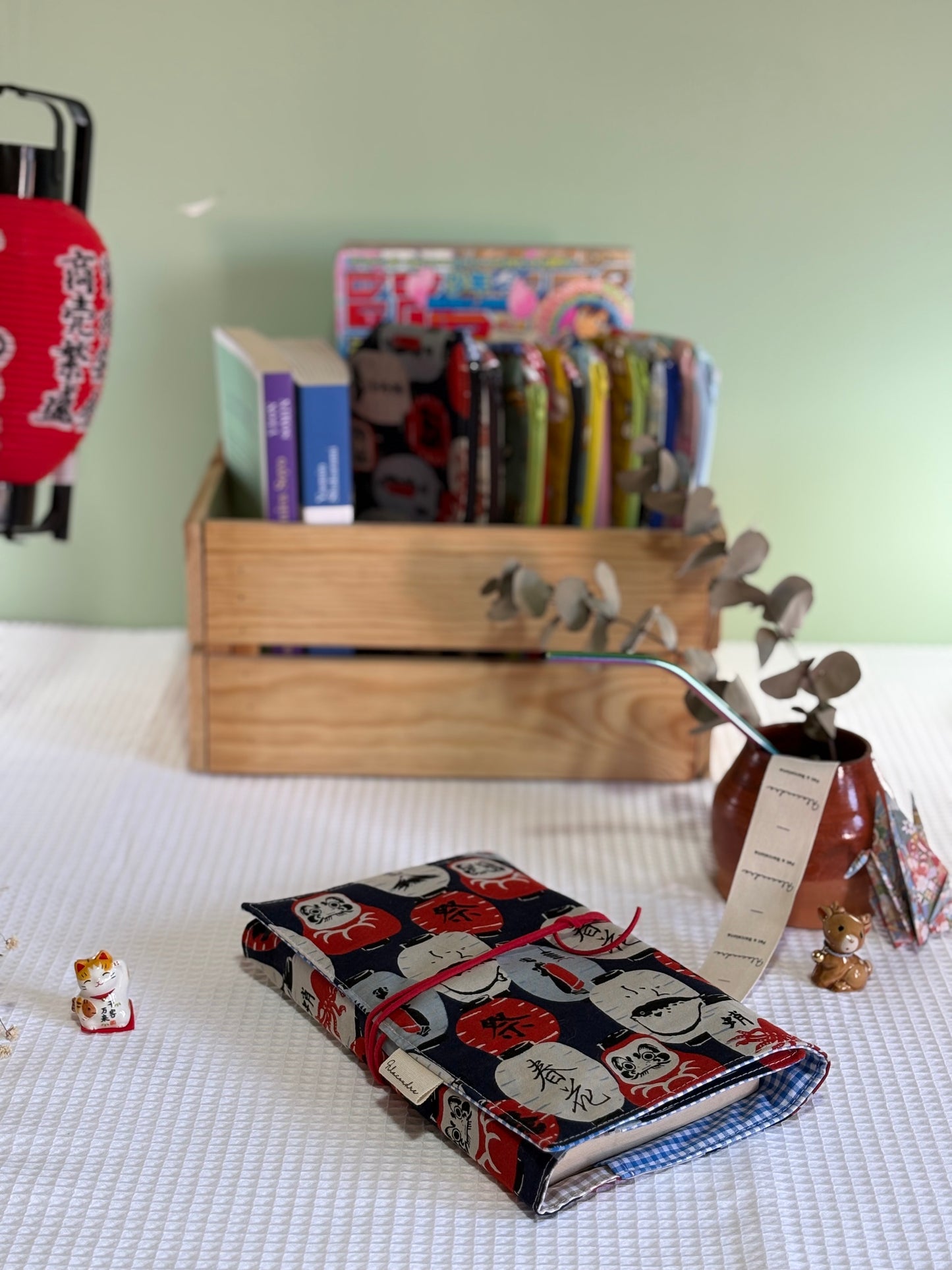 Funda de libro Lantern con Tela Japonesa – Hecha a mano en Barcelona