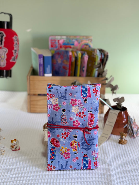 Funda de libro Maiko con Tela Japonesa – Hecha a mano en Barcelona