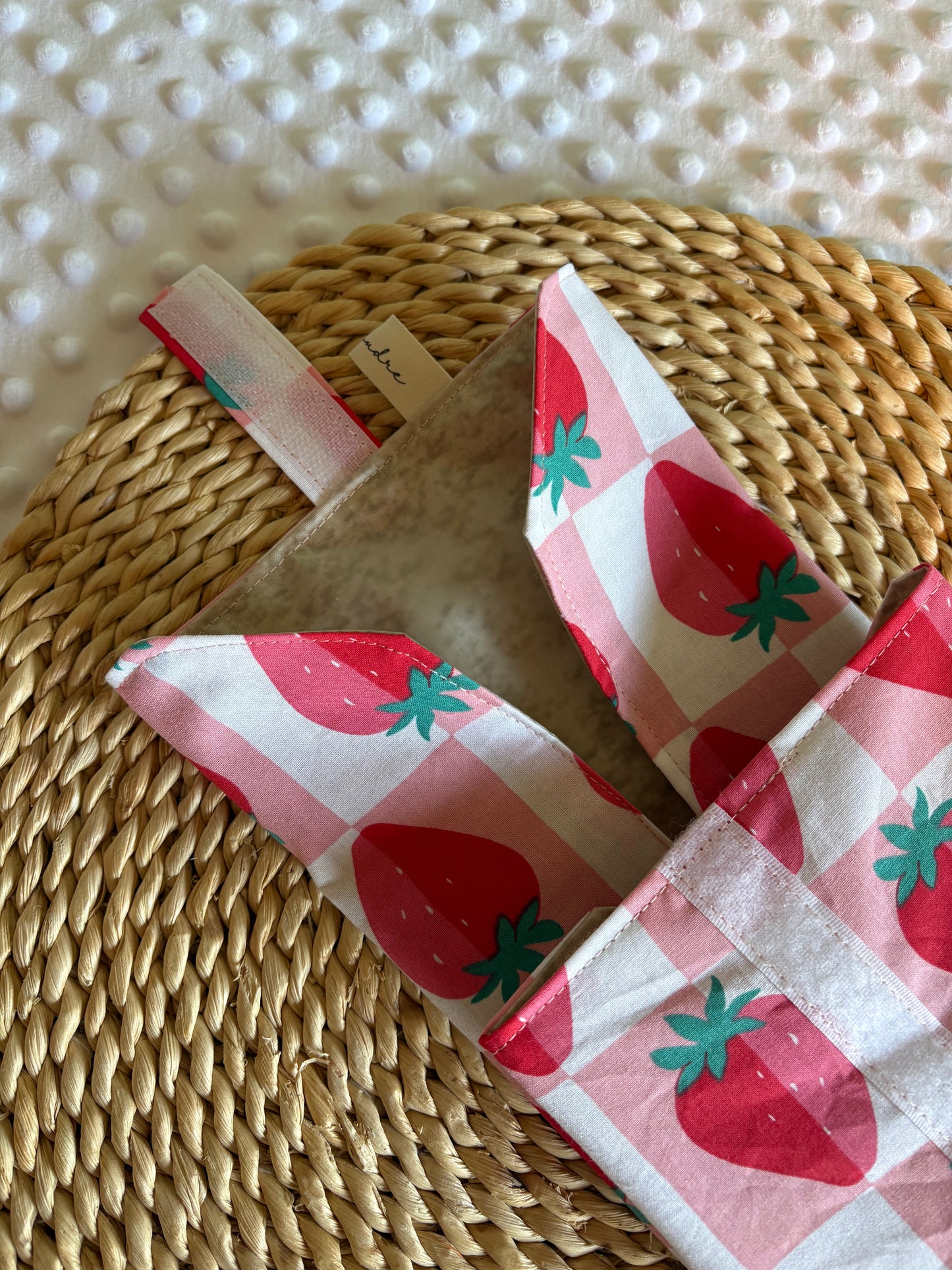 Funda bocadillo fresas