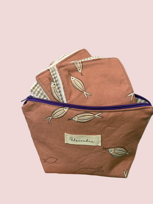 Neceser pez y sus 5 algodones