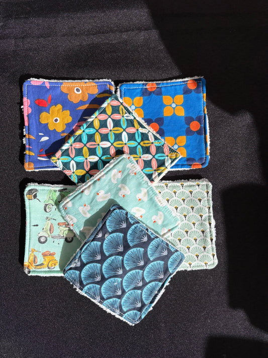 Set algodones azules