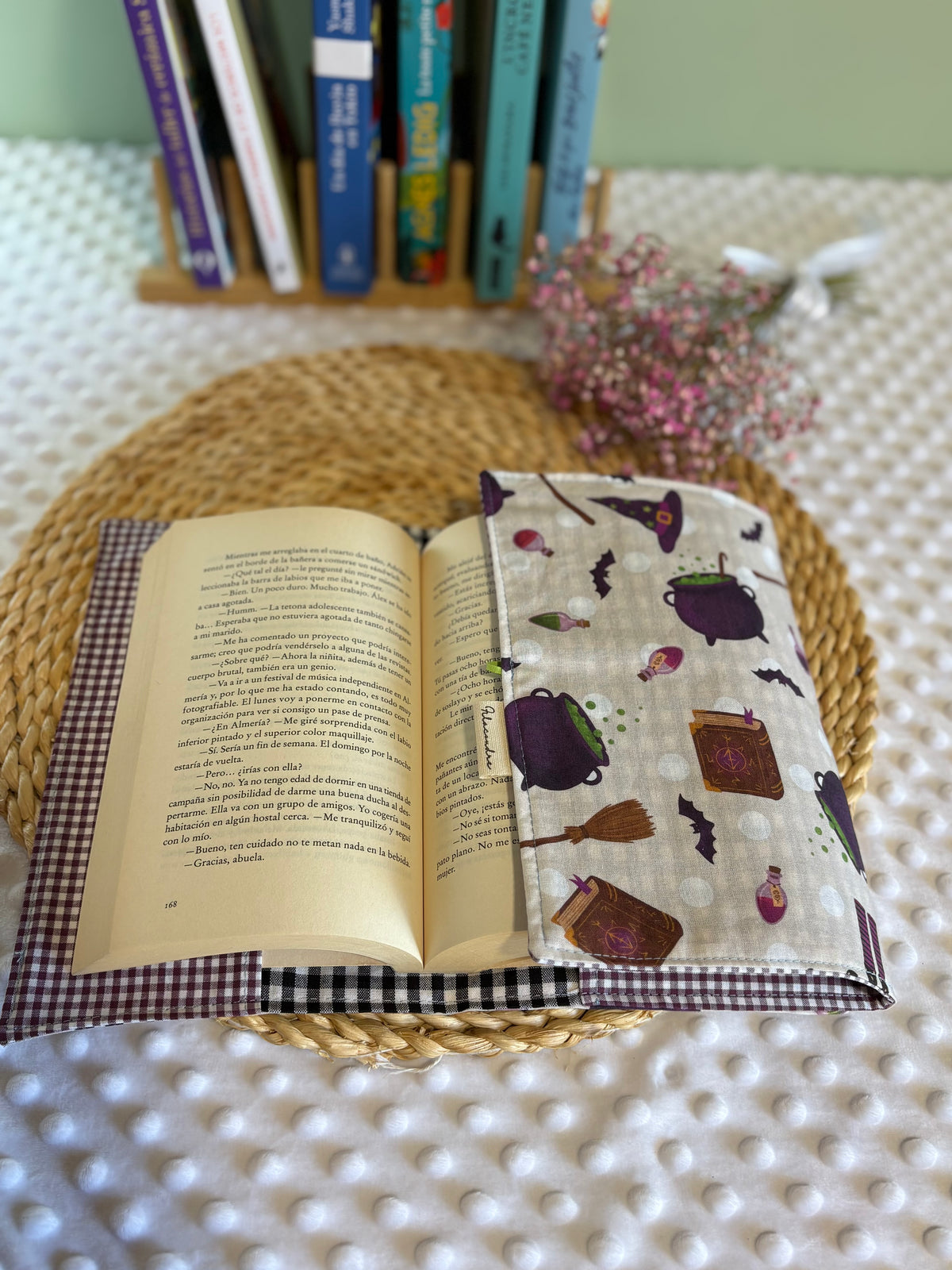 Funda de libros brujas  - Hecho a mano en Barcelona