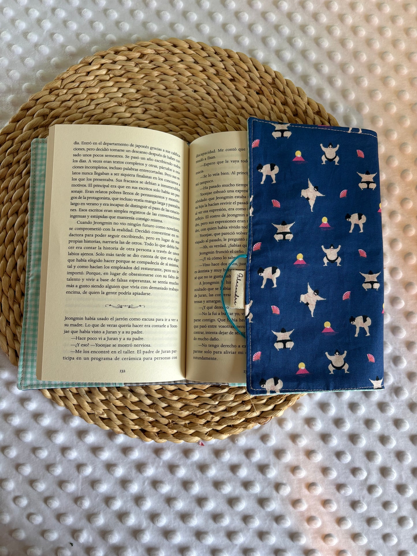 Funda de libro Sumo - Hecho a mano en Barcelona