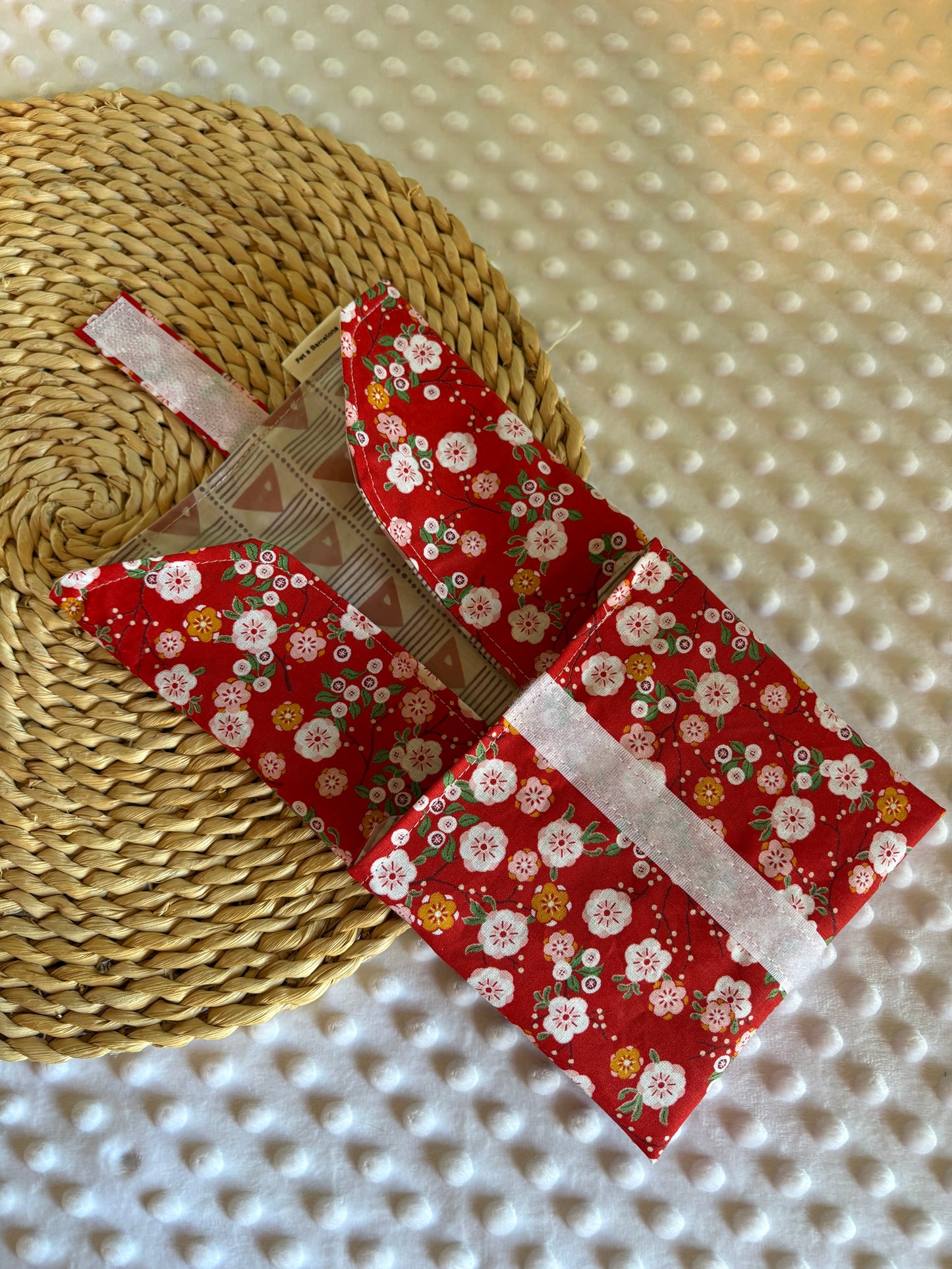 Funda bocadillo flores de japon