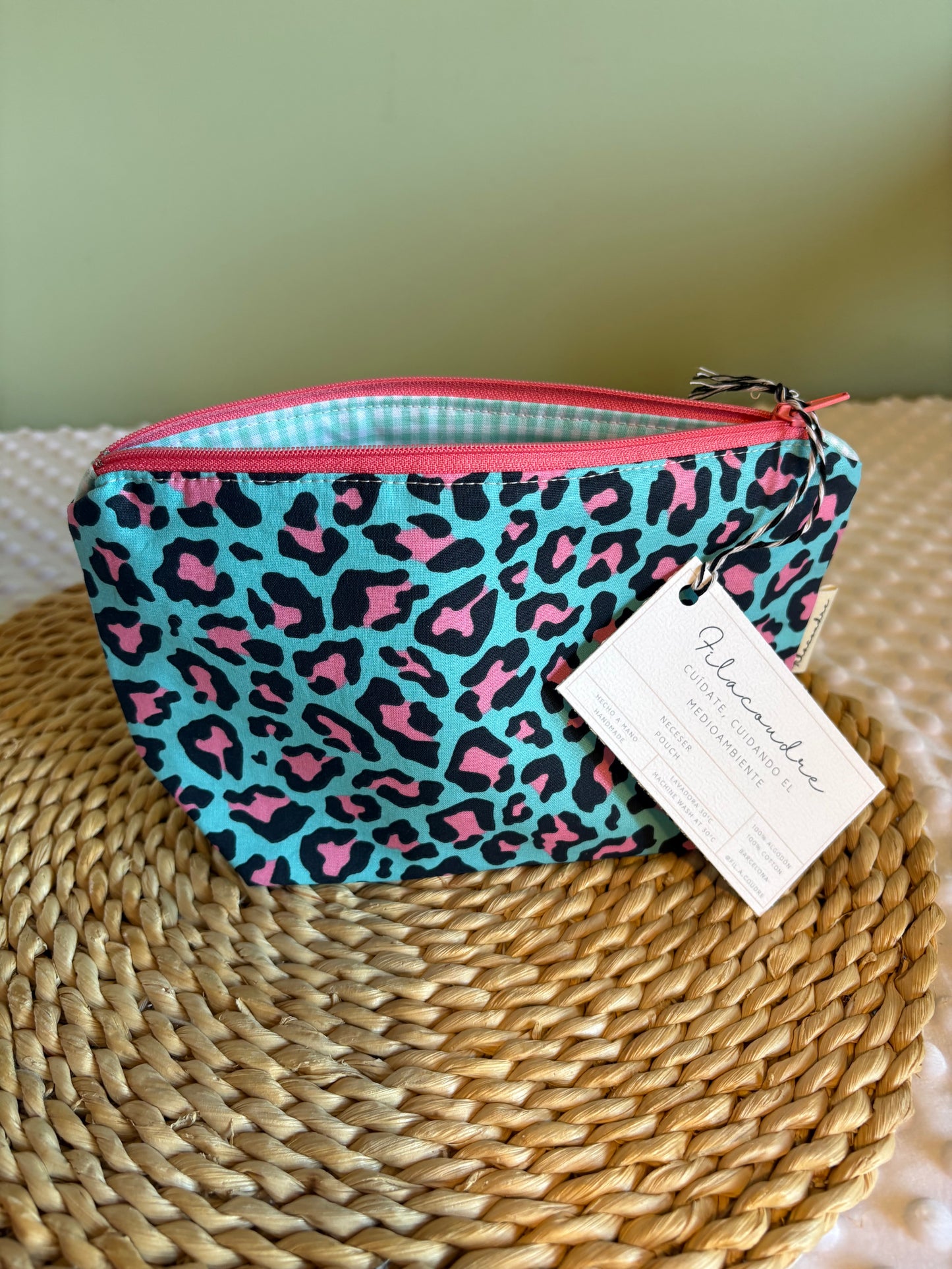 Neceser animal print – Hecha a mano en Barcelona