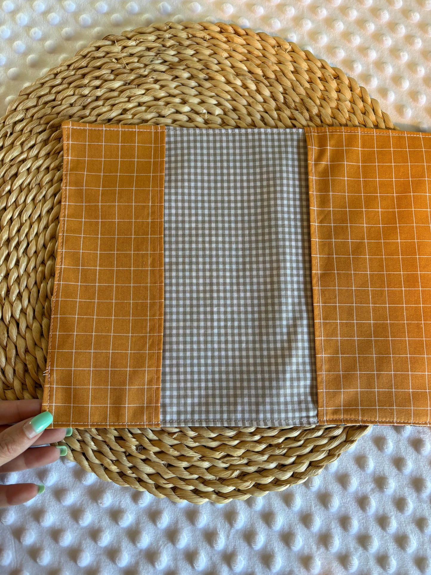 Funda para libros flores vintage  - Hecho a mano en Barcelona