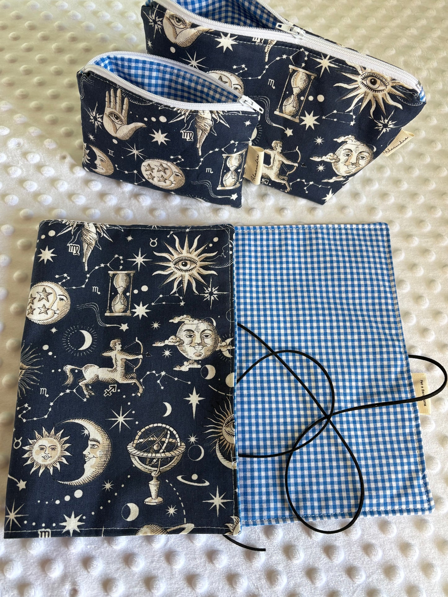 Funda para libros Cielo Astral  - Hecho a mano en Barcelona