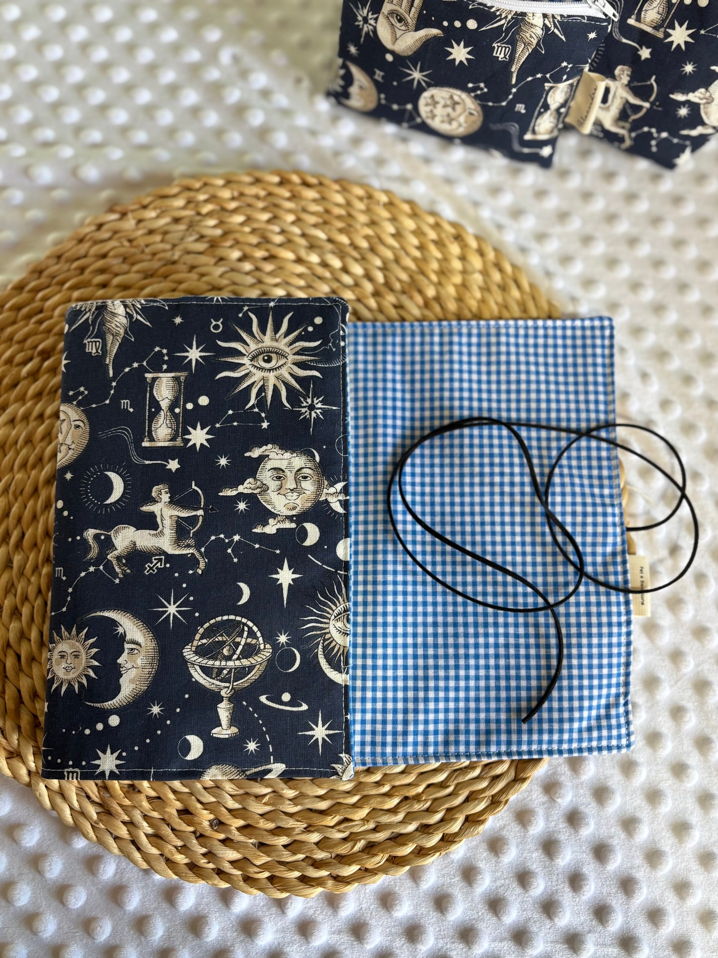 Funda para libros Cielo Astral  - Hecho a mano en Barcelona