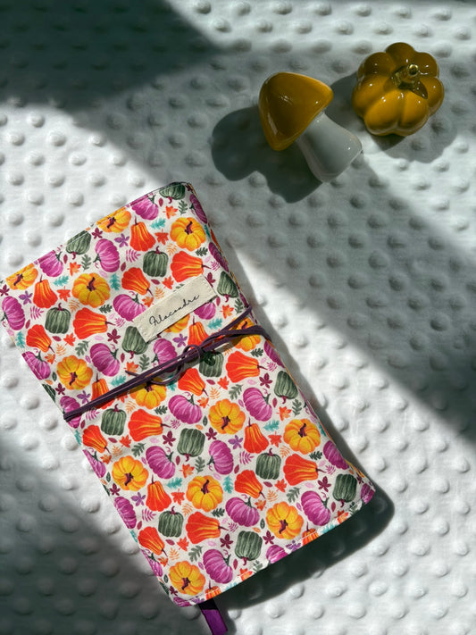 Funda para libros calabazas