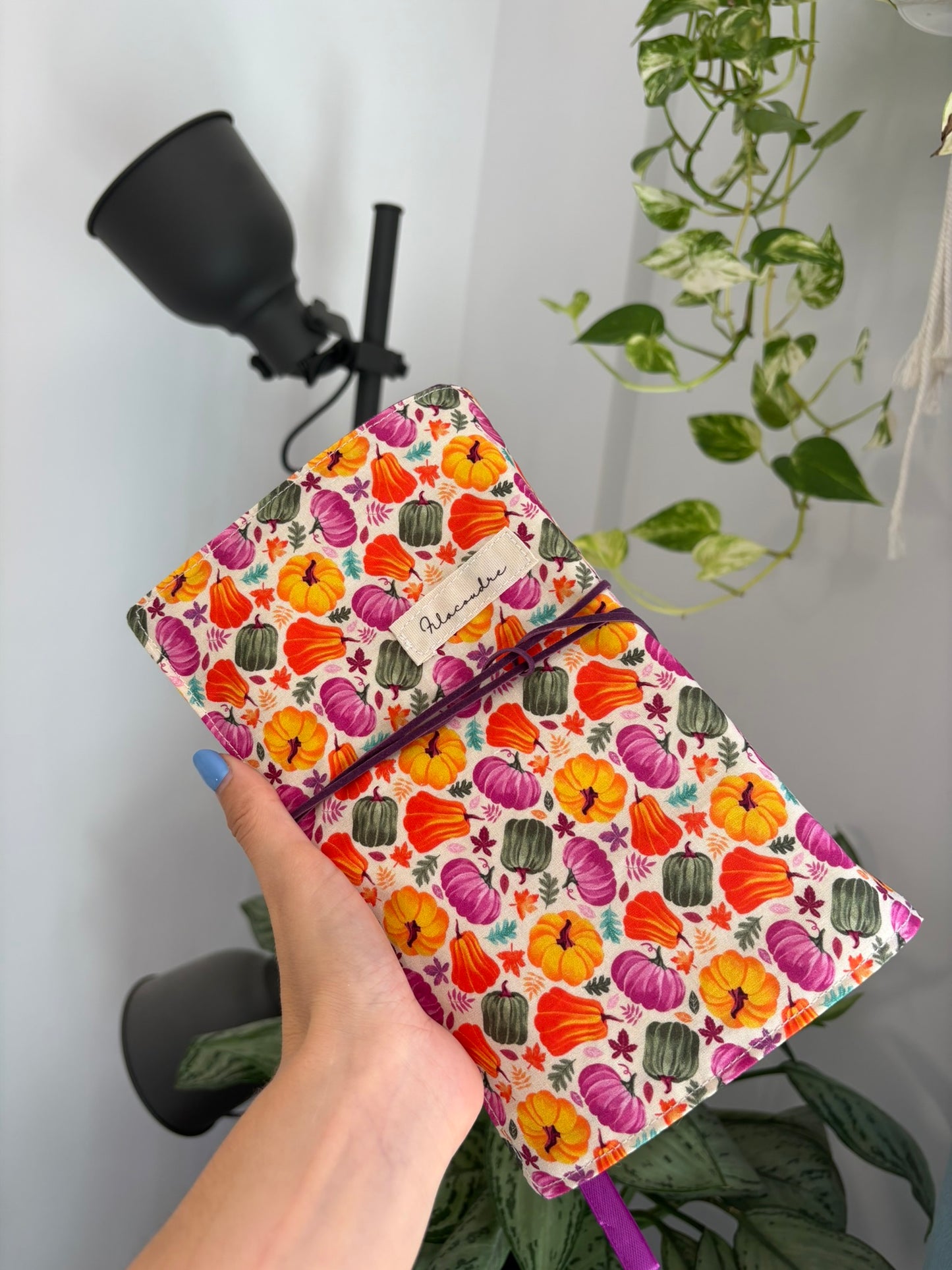 Funda para libros calabazas