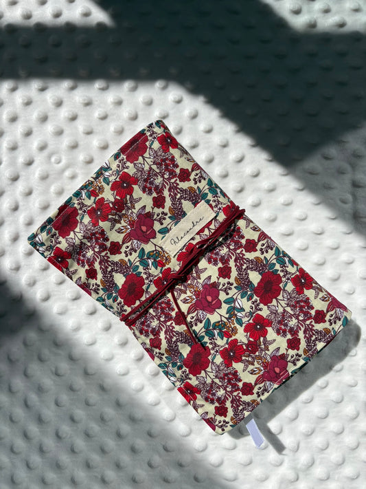 Funda de libro rosas