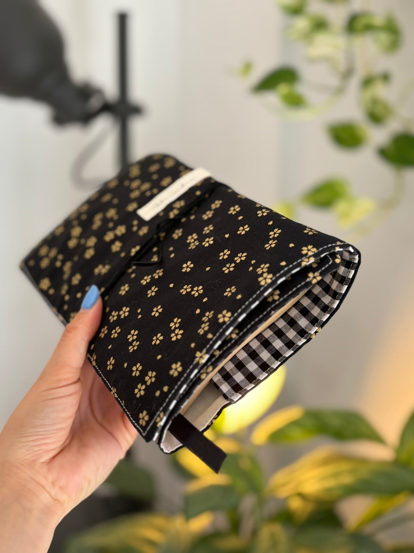 Funda para libros flor de cereza