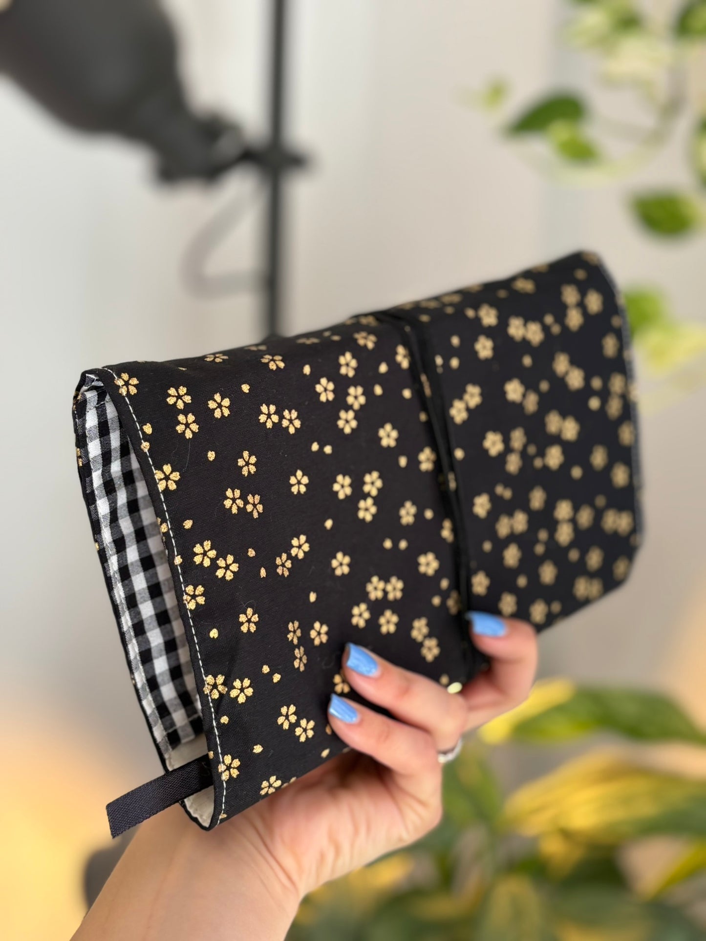 Funda para libros flor de cereza
