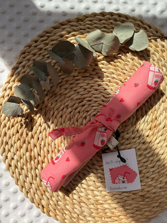 Set de cubiertos fresas